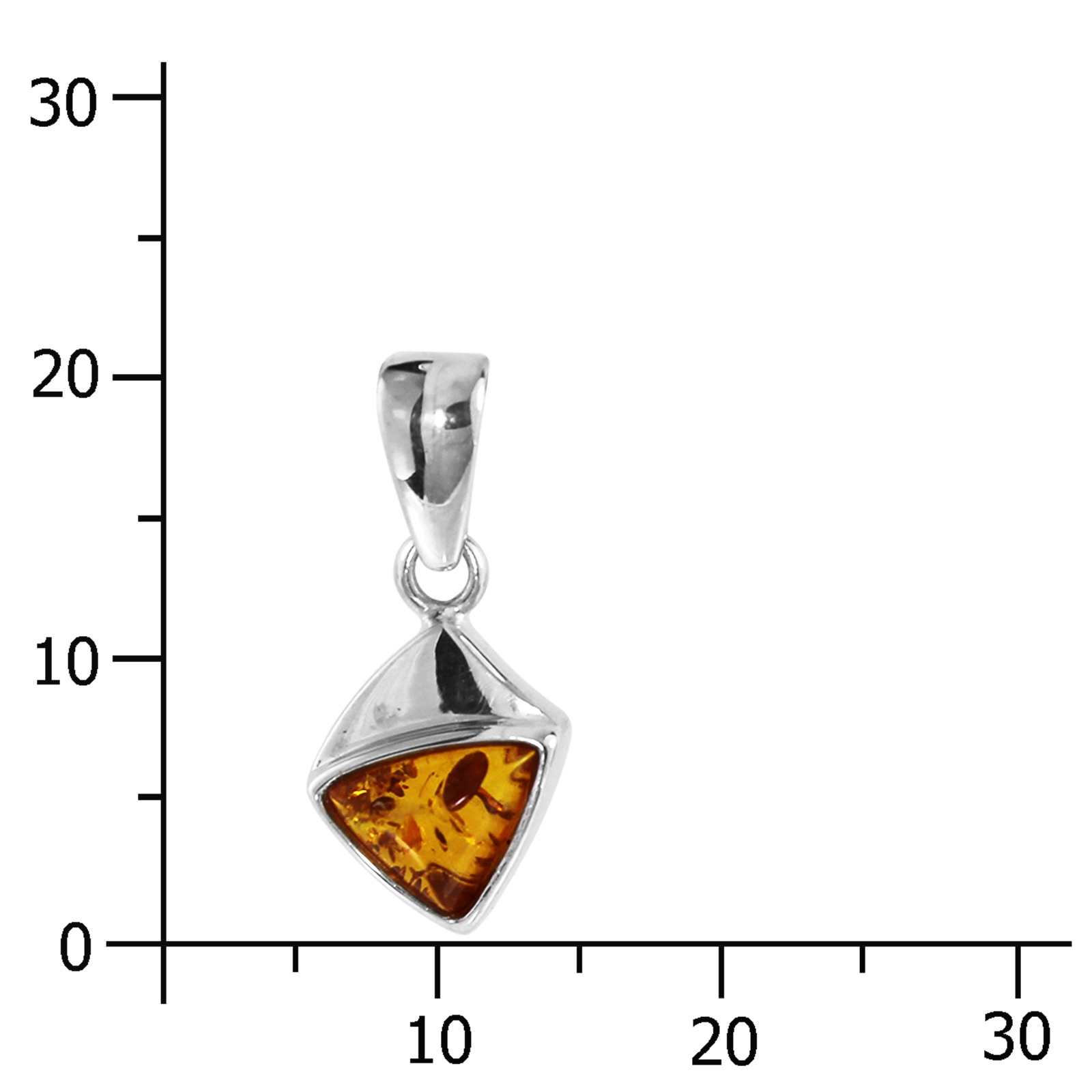 OSTSEE-SCHMUCK Kettenanhänger »- Malou - Silber 925/000 - Bernstein«