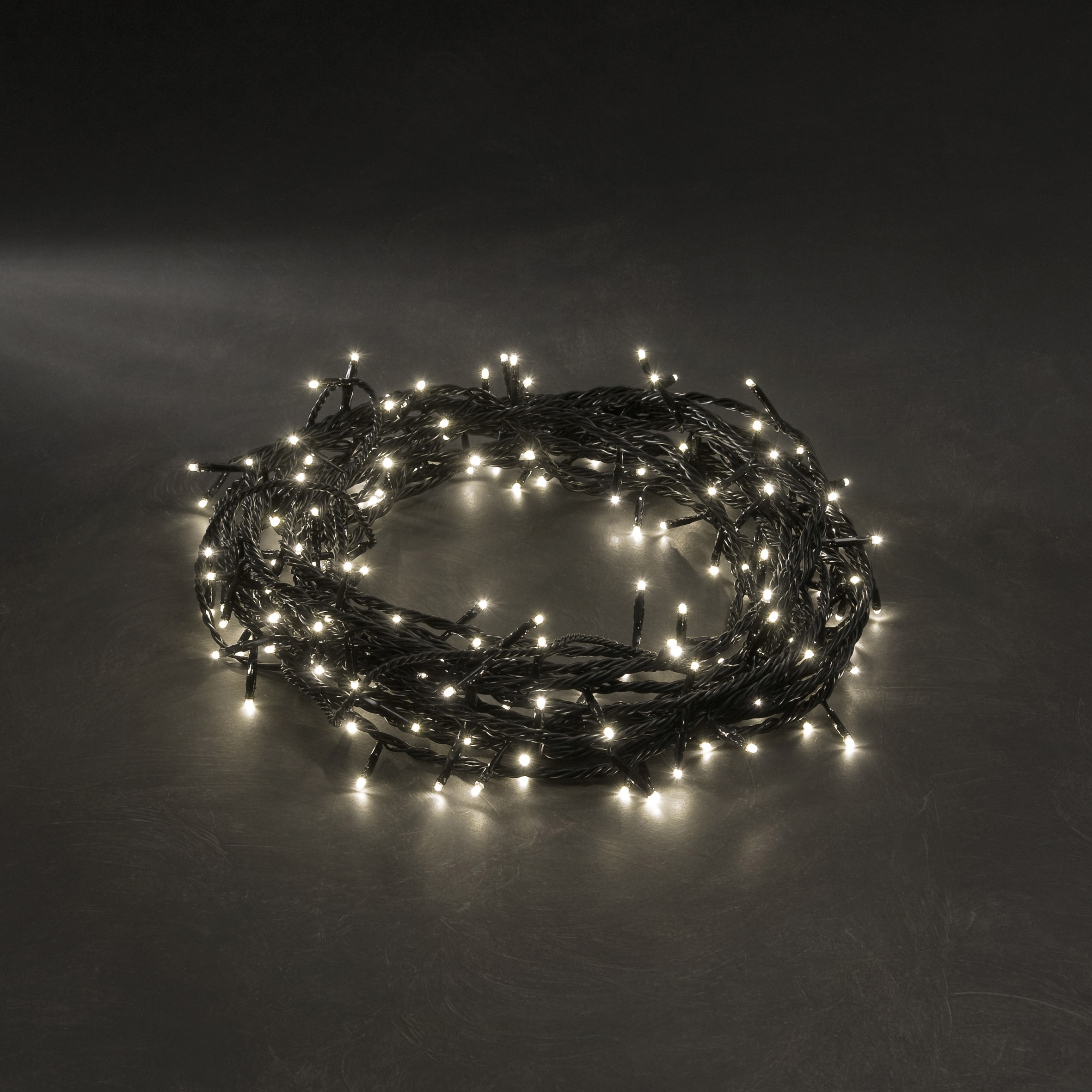 KONSTSMIDE LED-Lichterkette »Weihnachtsdeko aussen«, 180 St.-flammig, Micro LED Lichterkette, mit 8 Funktionen, 180 warm weiße Dioden