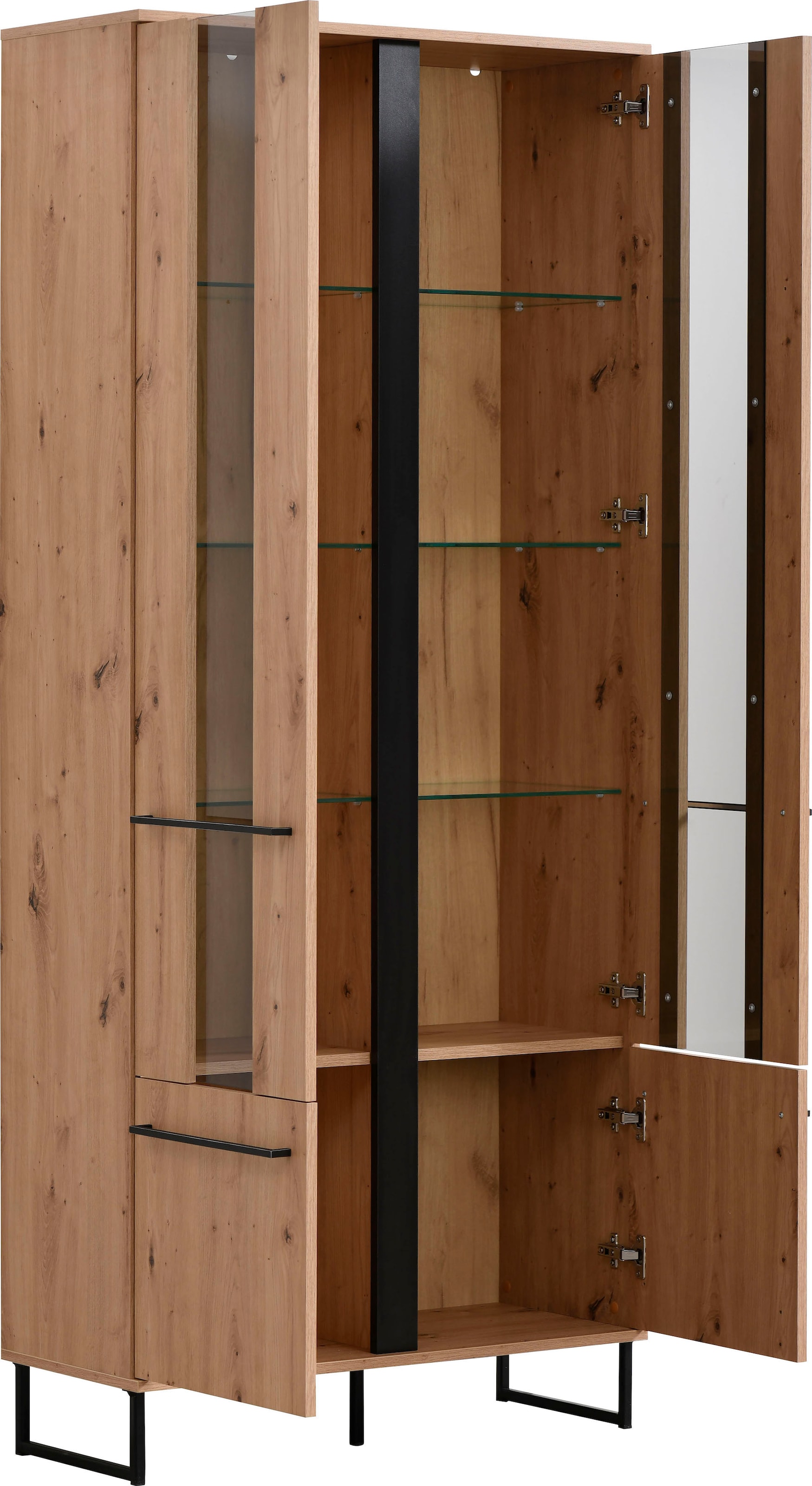 INOSIGN Highboard »Sardinia«, Vitrine, Breite 84cm