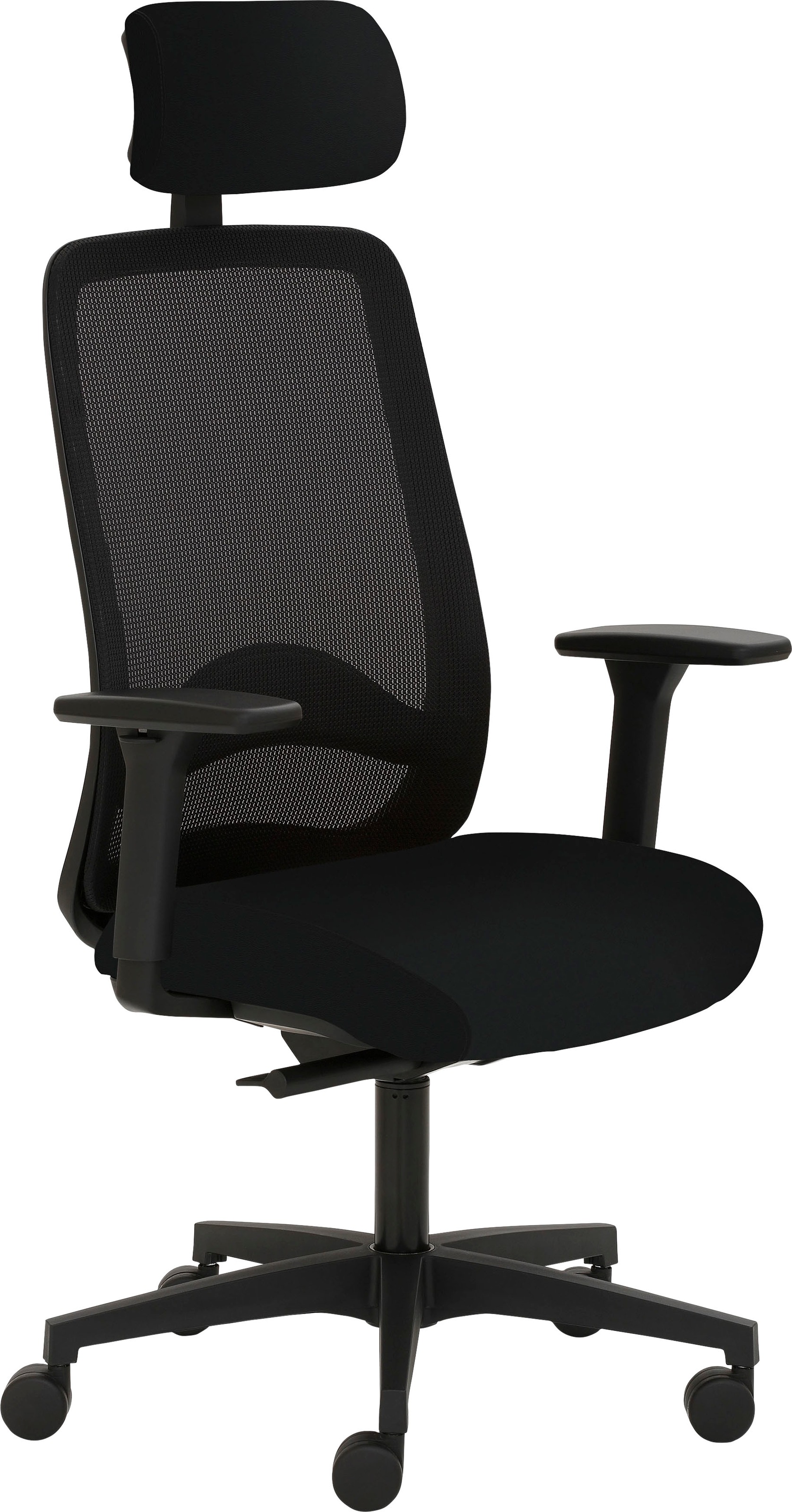 Mayer Sitzmöbel, Bürostuhl »myTRITON« () 1 Stk., Schwarz + Schwarz, Kunstleder, B/H/T: 70 cm, Schwarz + Schwarz