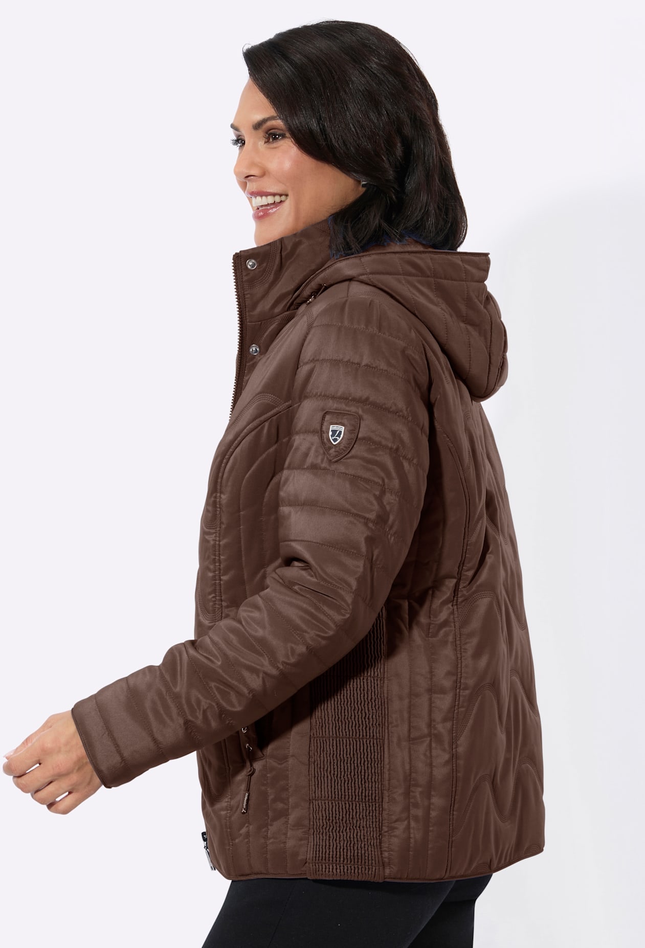 Casual Looks Steppjacke mit Kapuze