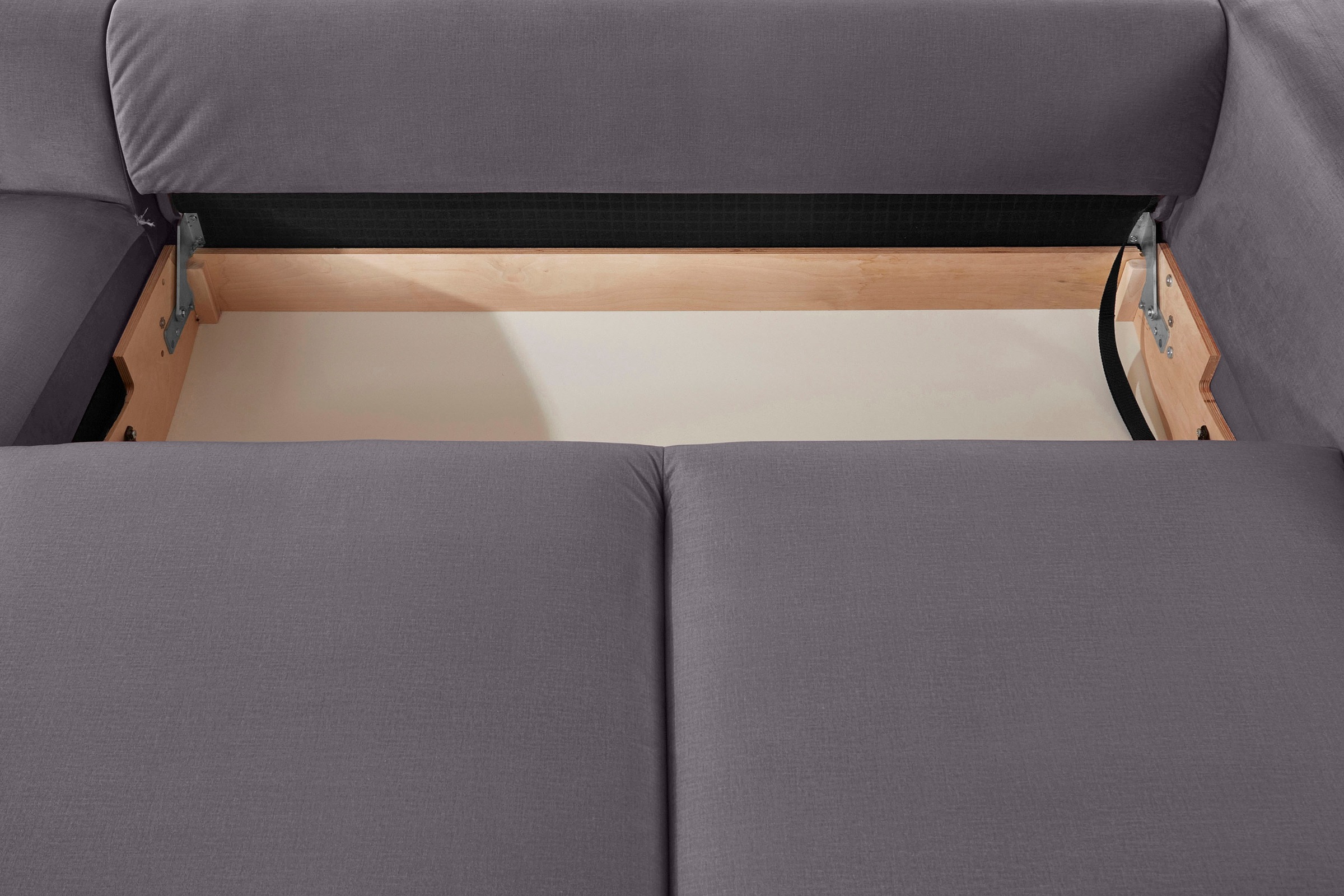 INOSIGN Ecksofa »Lumber Jack, elegant und bequem, Breite 280, hoher Fuß, L-Form«, in moderner Optik