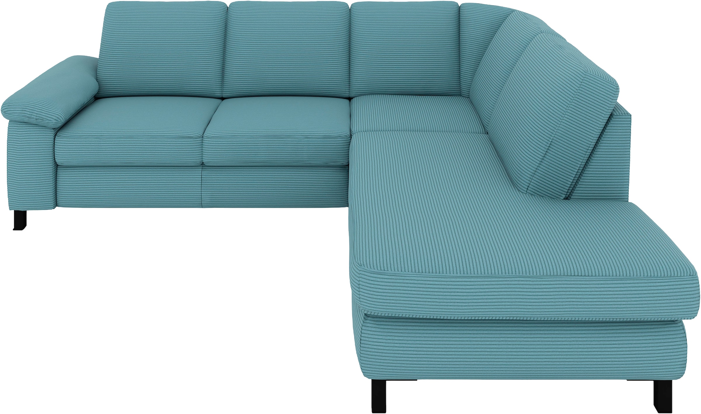Musterring Ecksofa »MR365« Mit aufliegender 28 cm Armlehne,wahlweise in 3 Materialien,240 x 219cm
