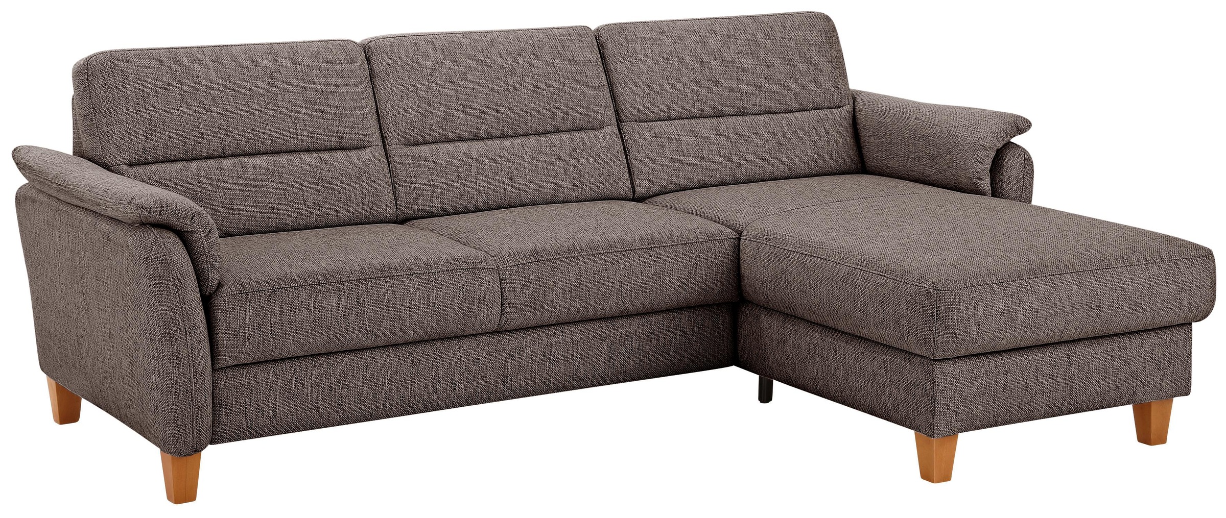 Home affaire Ecksofa »Palmera L-Form, B: 244 cm«, optional Bettfunktion & Bettkasten, Federkern