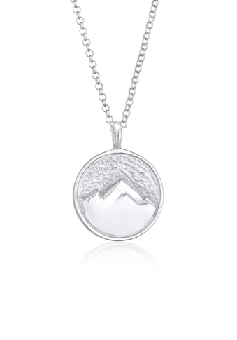 Elli Kette mit Anhänger »Berge Alpen Mountain Wiesn Münze 925 Silber« kaufen