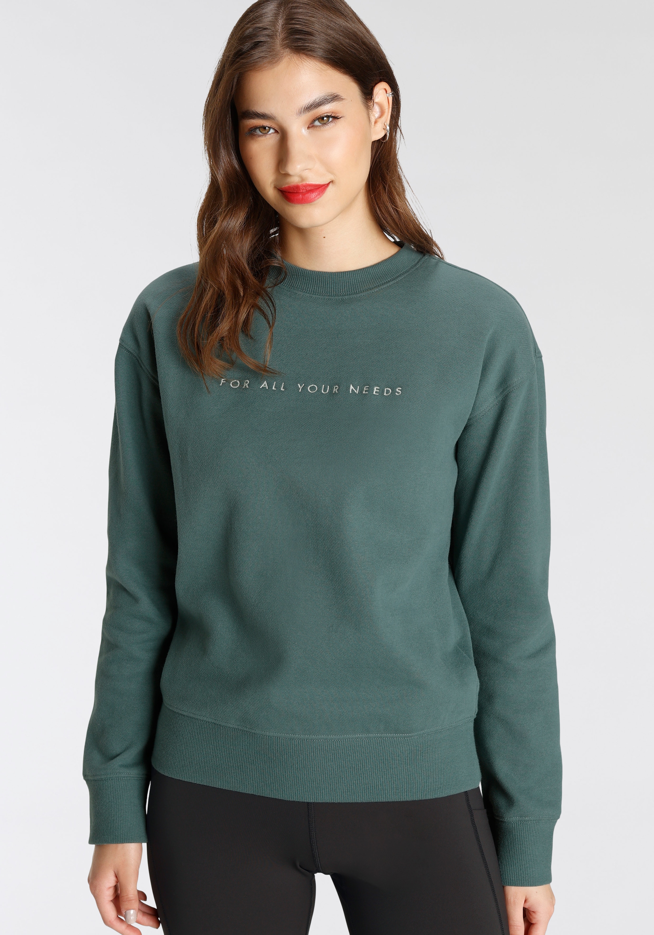 Sweatshirt »Crew Neck«, mit Logostickerei