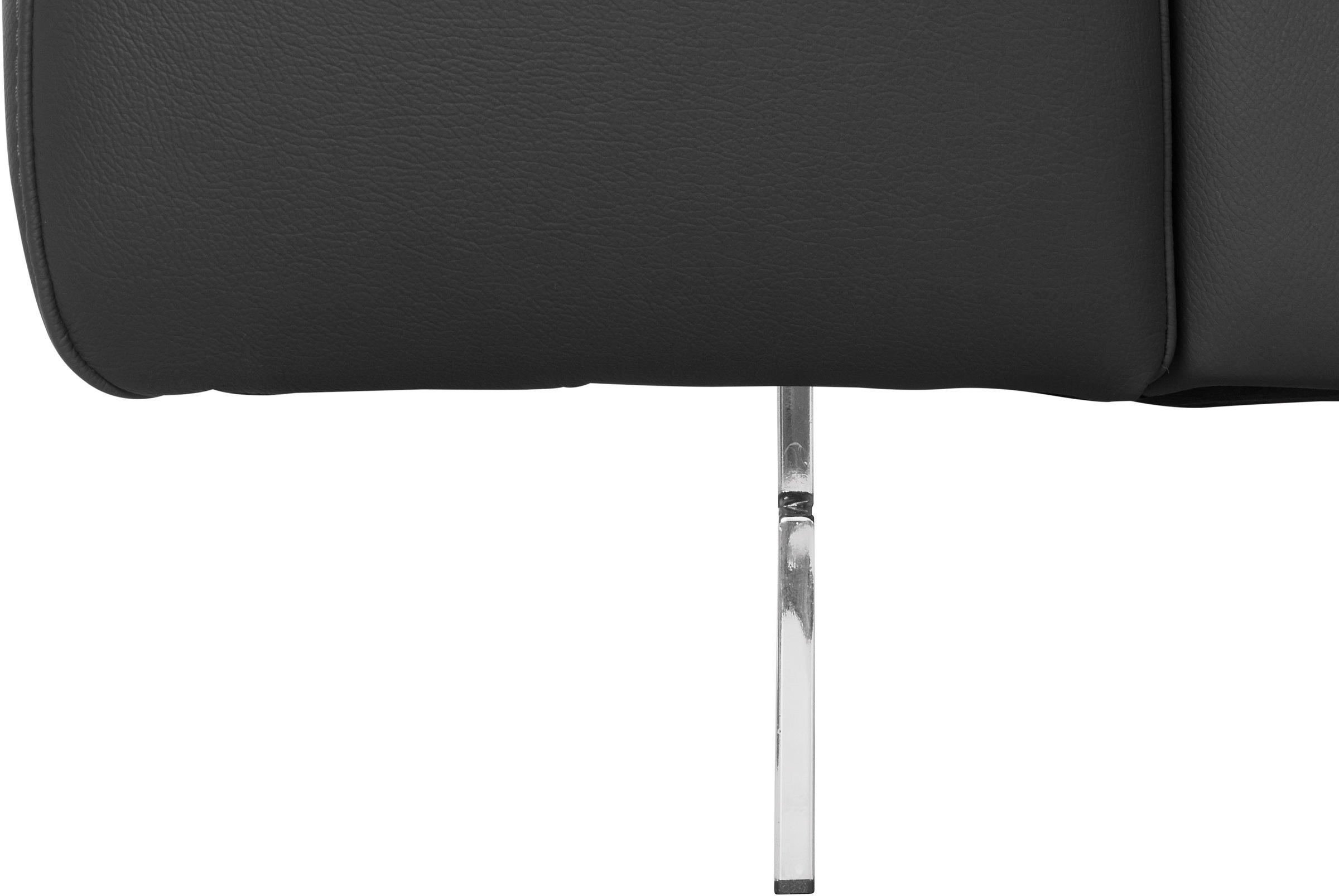 COTTA 3-Sitzer »Chef«, Big-Sofa mit Kopfteilverstellung, edle Metallkufen