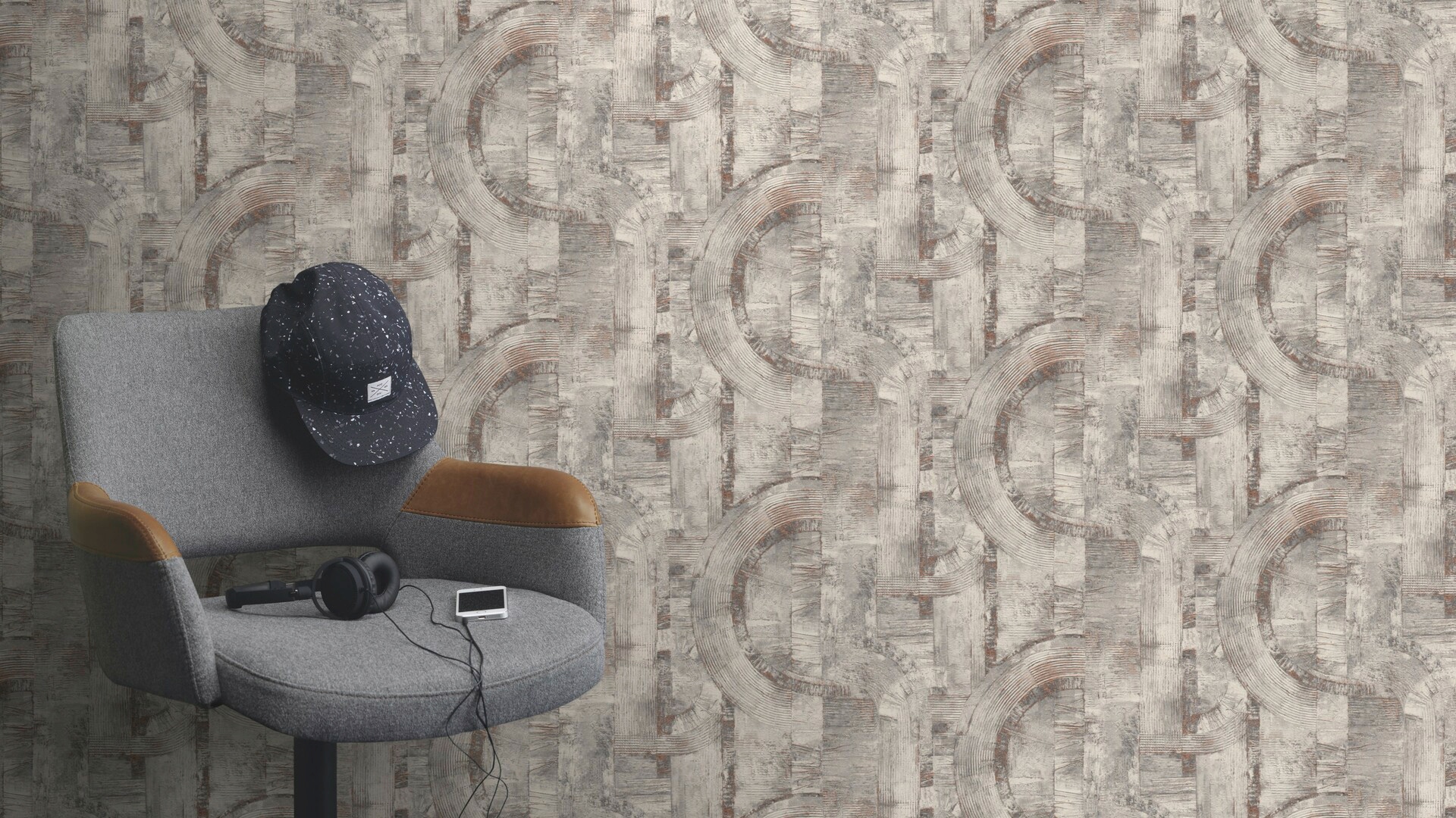 Rasch Vliestapete »Composition« abstrakt mit grafischer Struktur