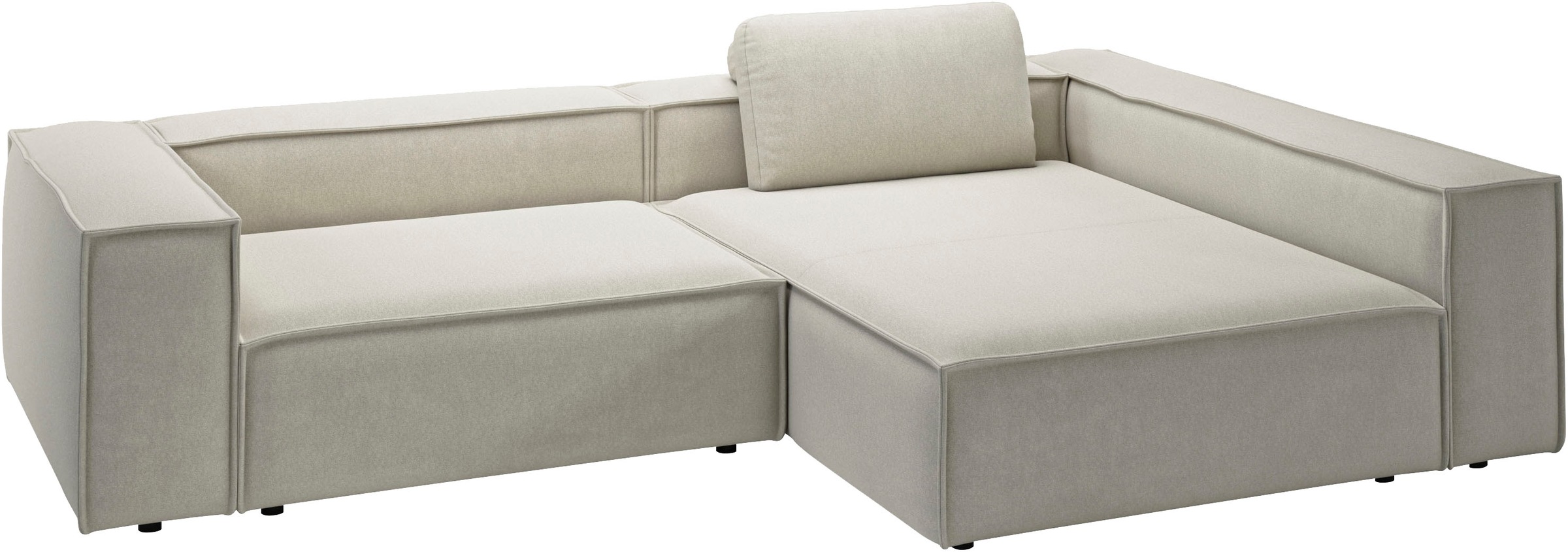 Places of Style Ecksofa »Watertown, moderne XXL L-Form, 306 cm breit«, Komfortabel mit tiefer Sitzfläche – ideal für große Wohnräume