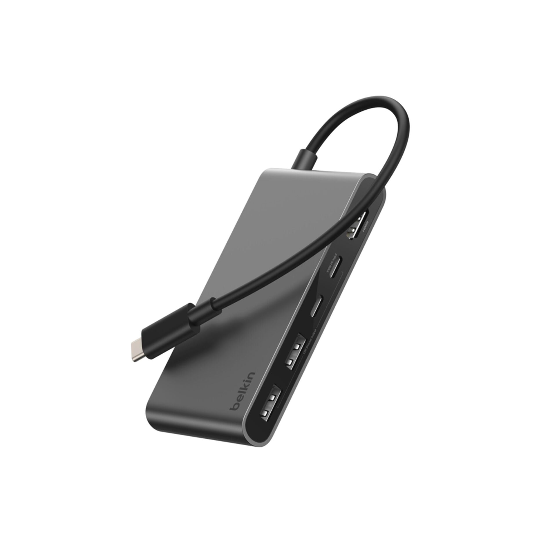 Belkin Laptop-Dockingstation »Connect 5-Port-USB-C-Hub mit zwei USB-C-Anschlüssen«