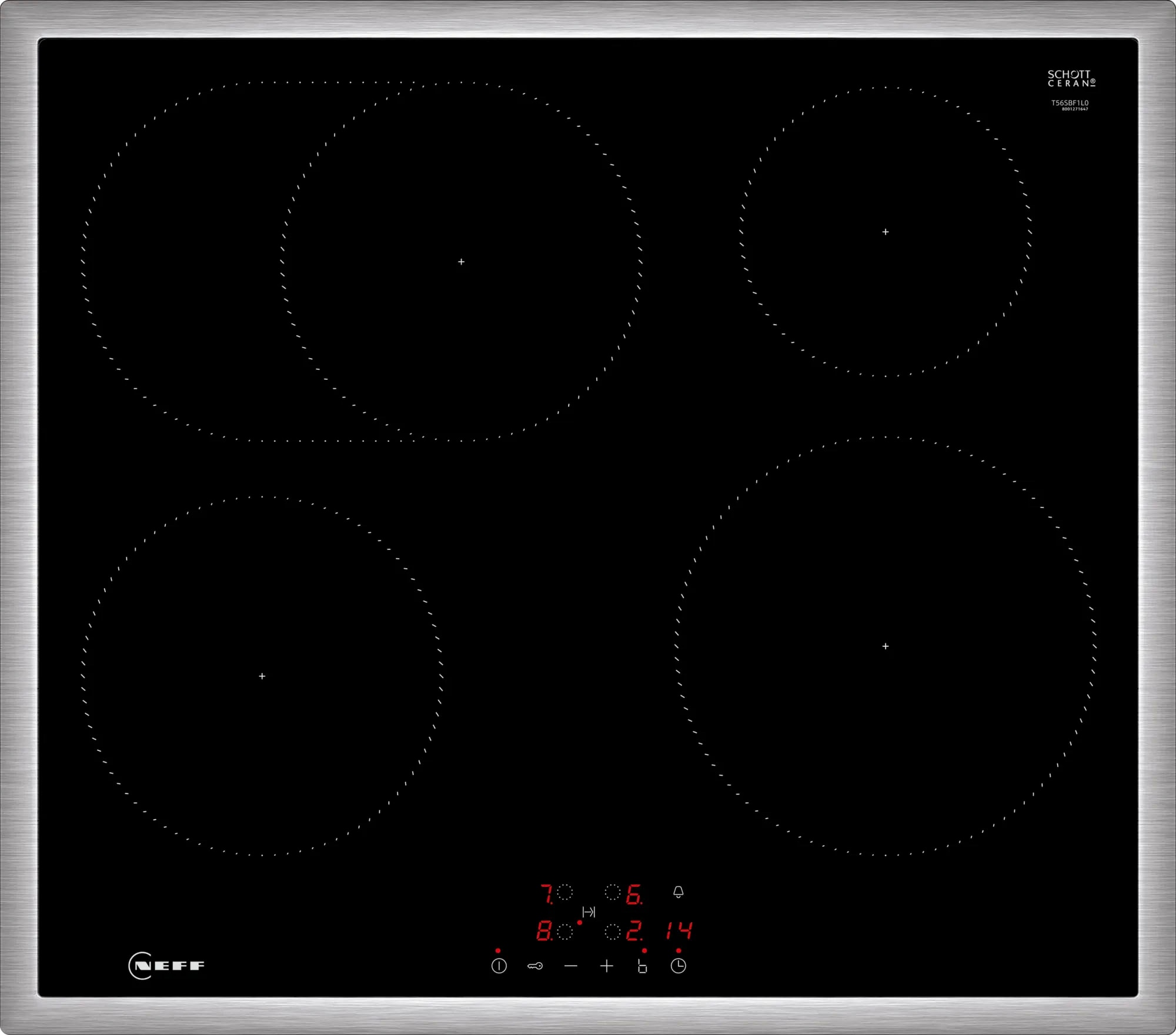 NEFF Induktions-Kochfeld von SCHOTT CERAN® »T56SBF1L0«, mit einfacher Touch Control Bedienung