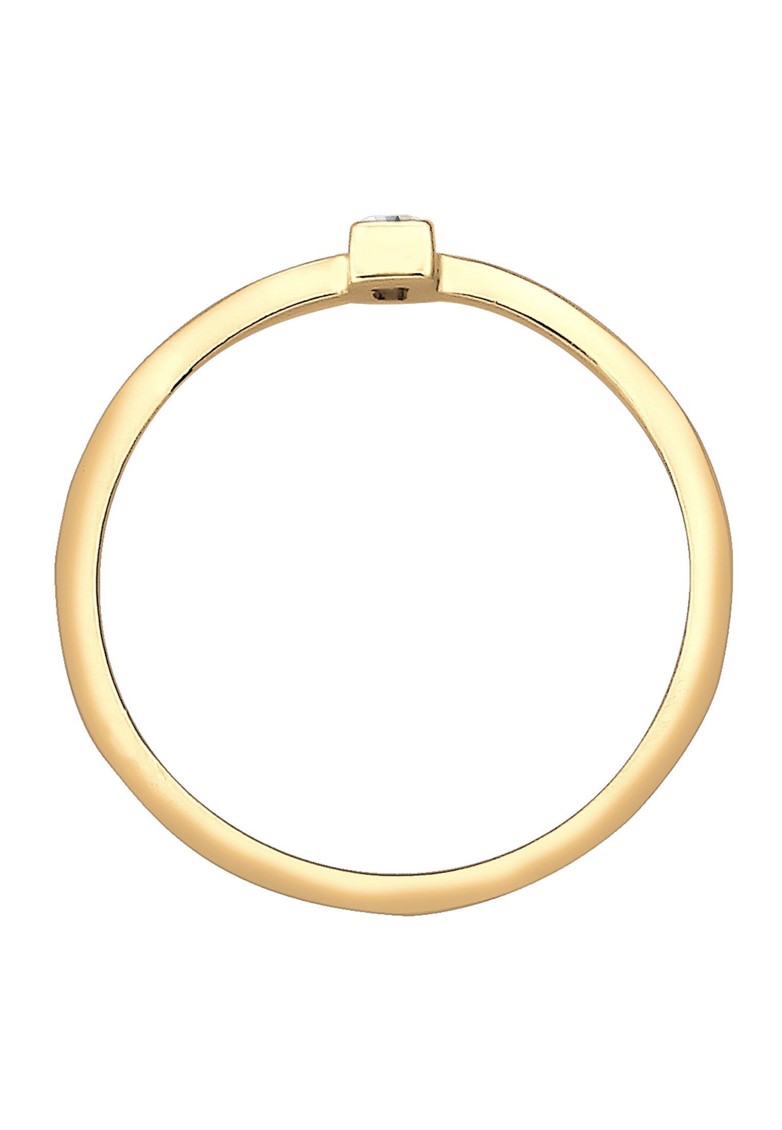 Elli Premium Verlobungsring »Ring Topas Weiß 925 Sterling Silber«
