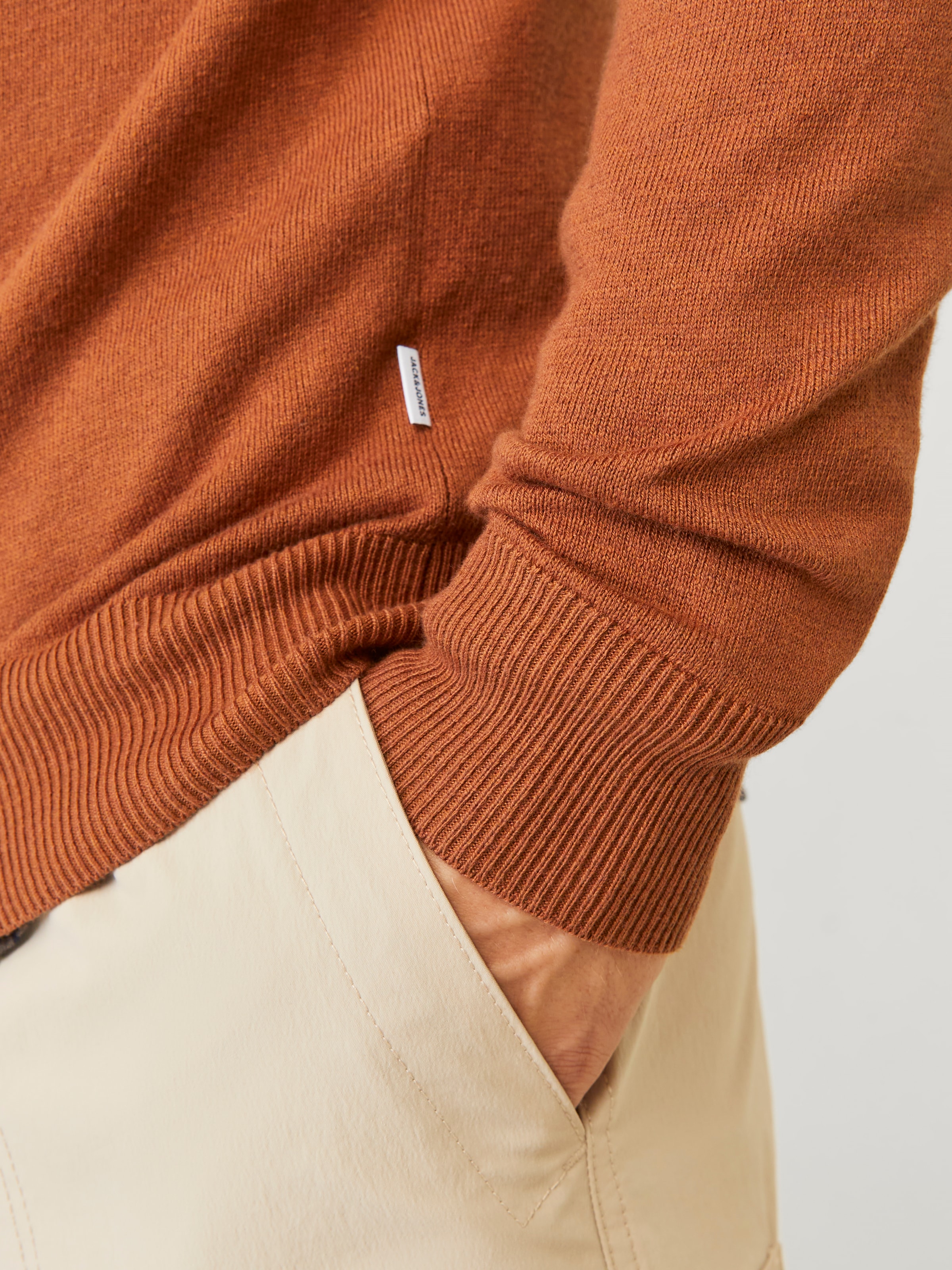 Jack & Jones Strickpullover »JJEEMIL KNIT CREW NECK NOOS«, mit Rundhalsausschnitt