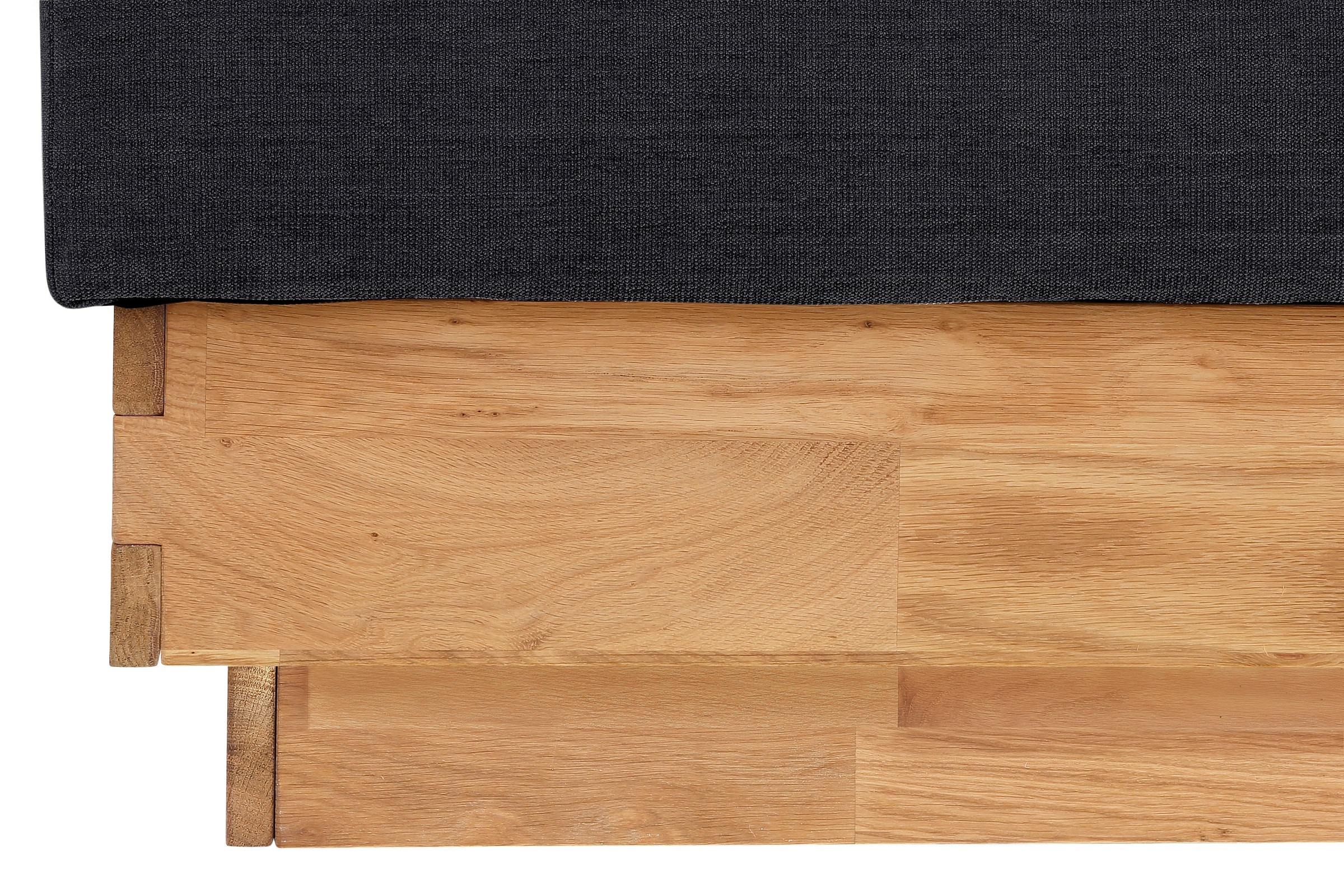 OTTO products Boxspringbett »Jenna«, ohne LED-Beleuchtung, mit zertifizierten, recycelten Bezugsstoffen