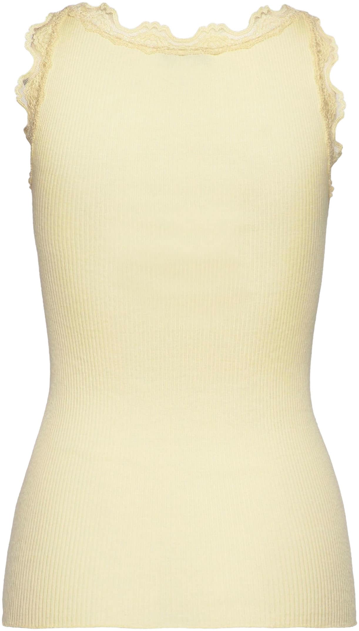 rosemunde Tanktop »Babette Silk Top«, wunderschöner Vintage-Spitzenbesatz an Ausschnitt und Trägern