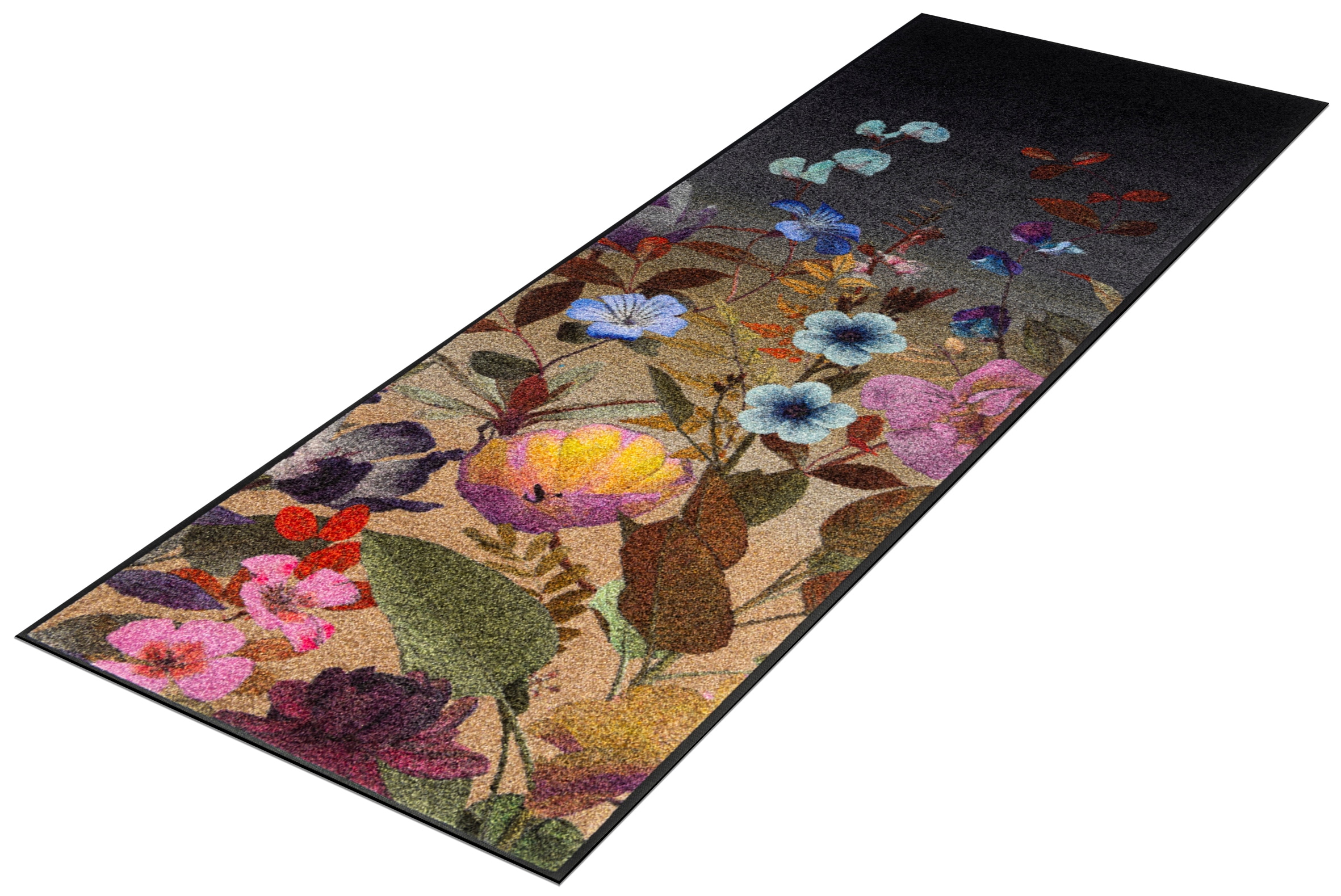 wash+dry by Kleen-Tex Läufer »Midnight Blooms«, rechteckig, 7 mm Höhe
