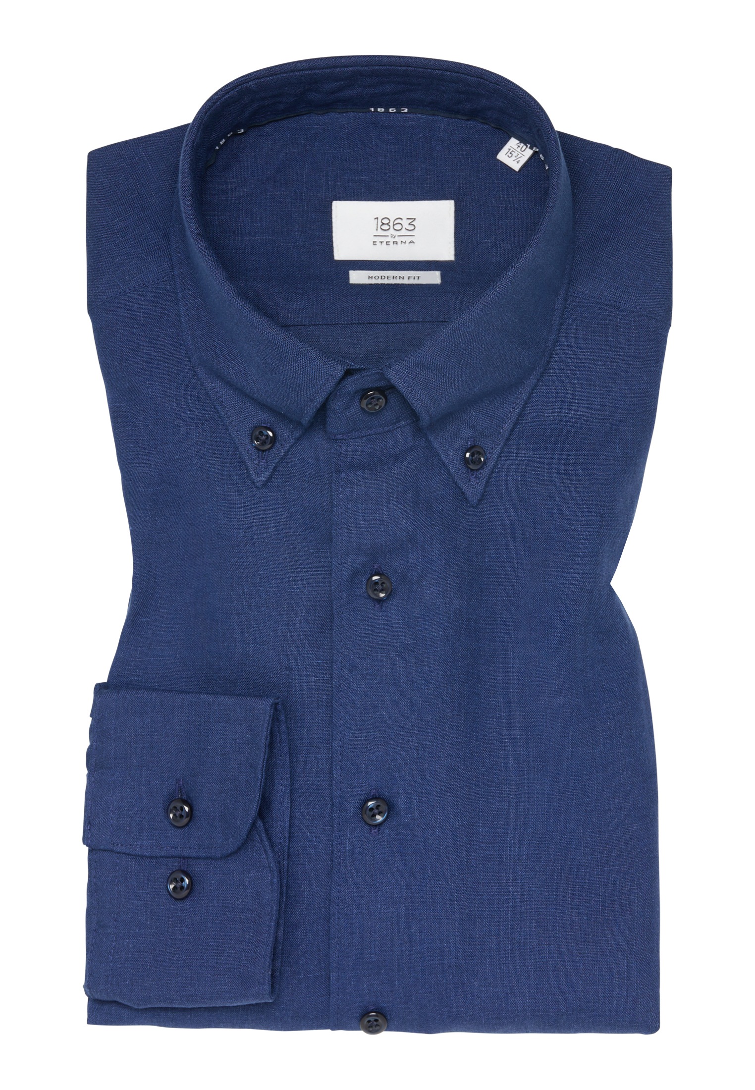 Eterna Langarmhemd »MODERN FIT« EASY IRON (bügelleicht)