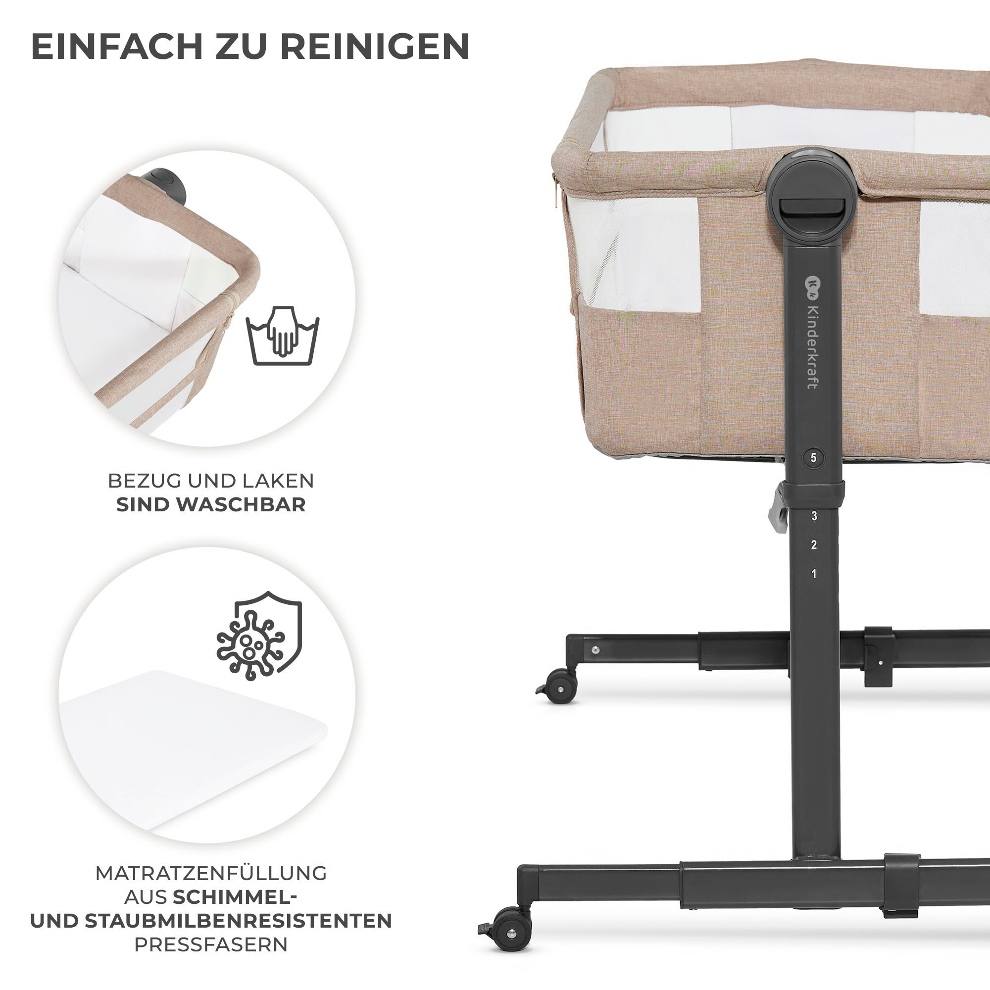 Kinderkraft Beistellbett »Neste Up 2«