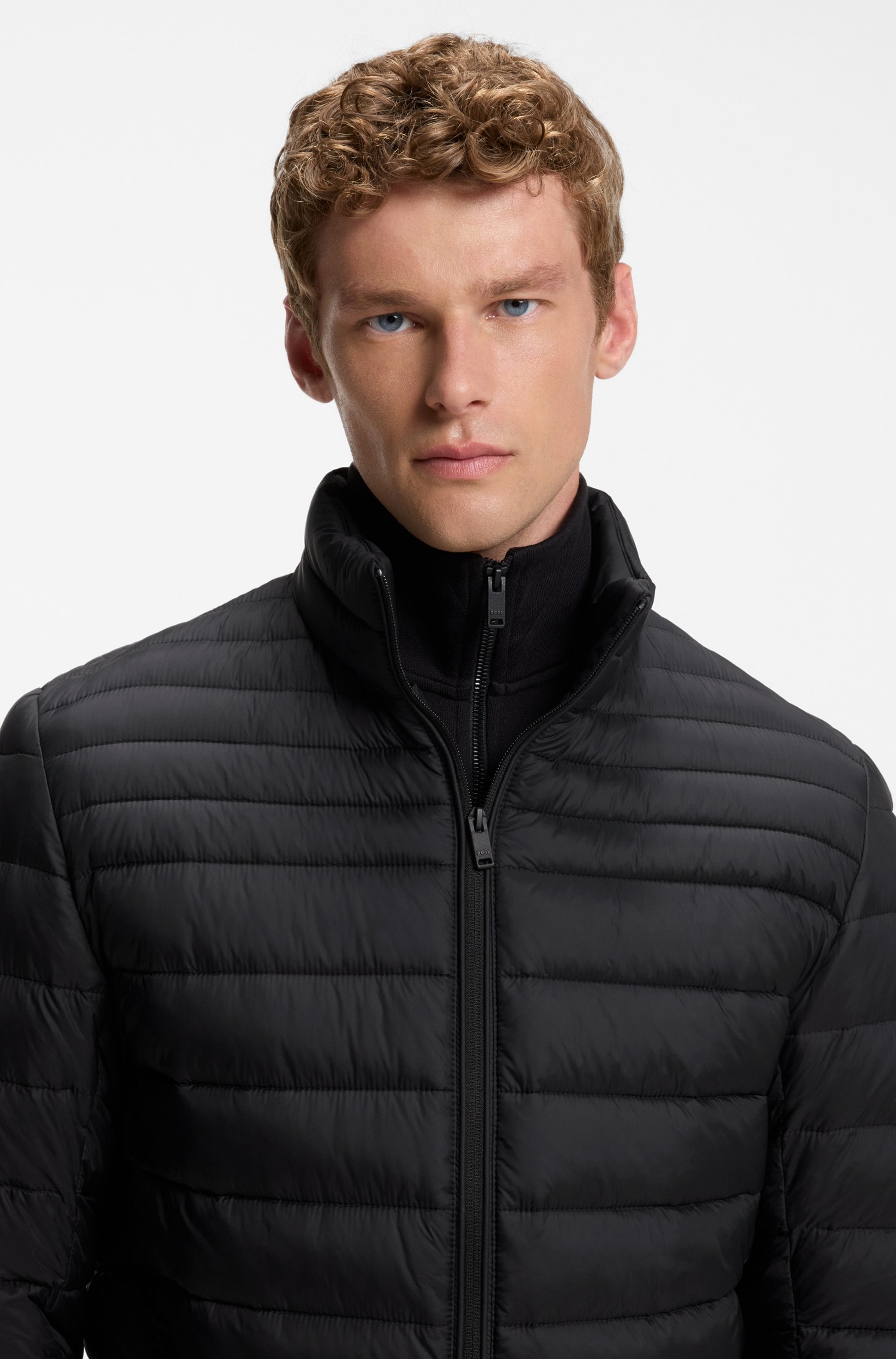 BOSS ORANGE Steppjacke »Oden« ohne Kapuze mit Stehkragen, slim fit, federleicht wasserabweisend
