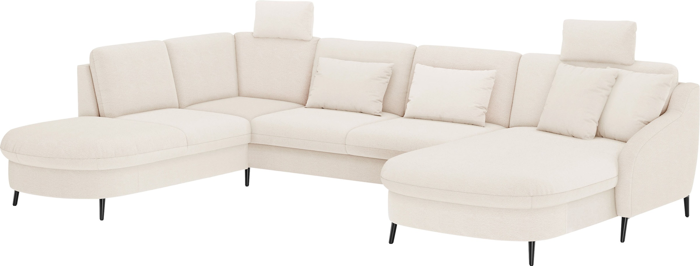 sit&more Wohnlandschaft »Soul U-Form«, wahlweise mit Bettfunktion und Bettkasten oder Schubkasten