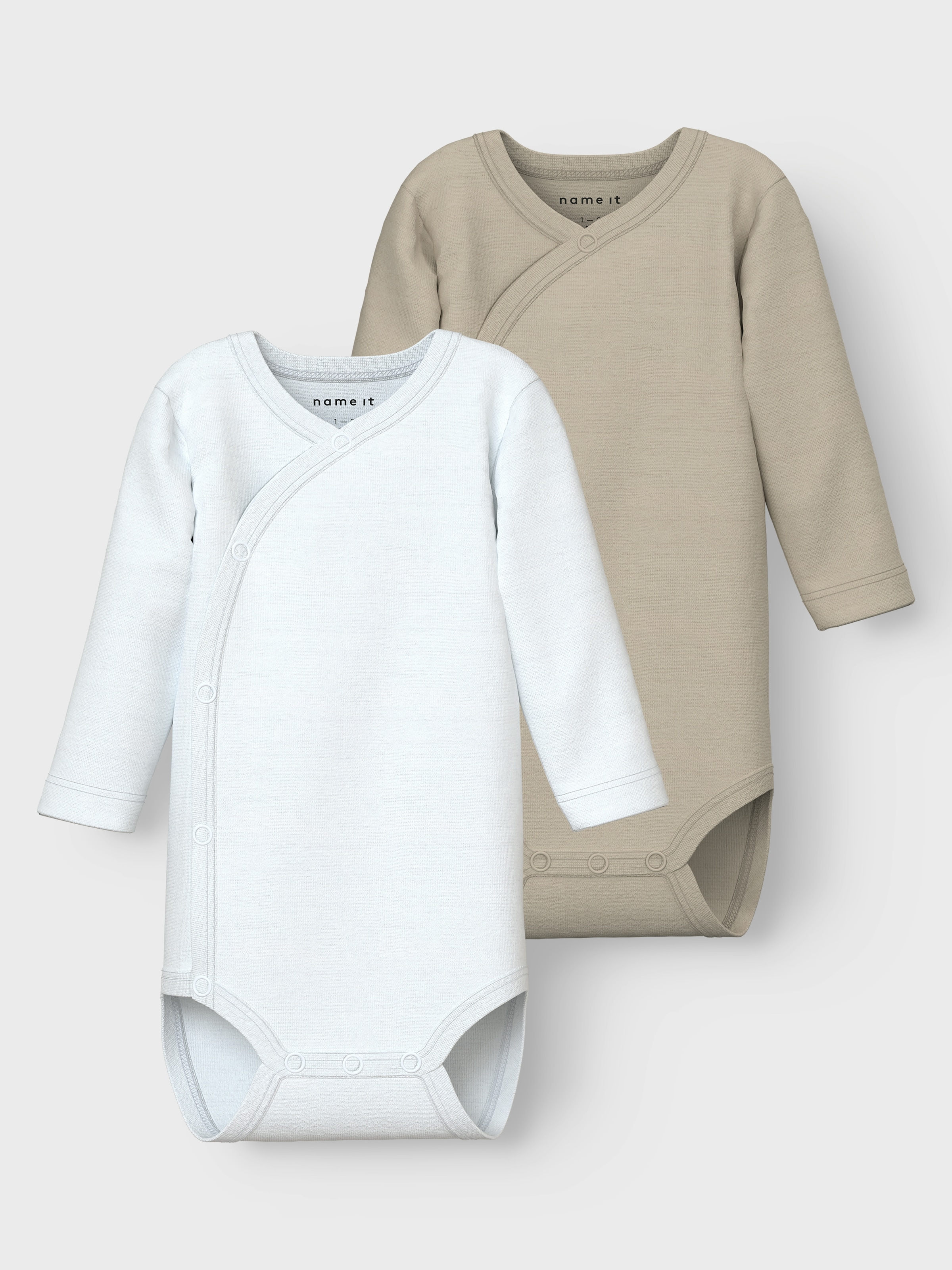 Name It Body »NBNBODY 2P LS WRAP SOLID NOOS«