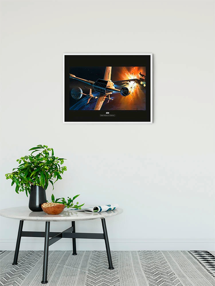 Komar Bild »Star Wars Classic RMQ Endor Orbit War« Star Wars 1 Stk. tlg. Wandbild zur Dekoration im Kinderzimmer - ohne Rahmen