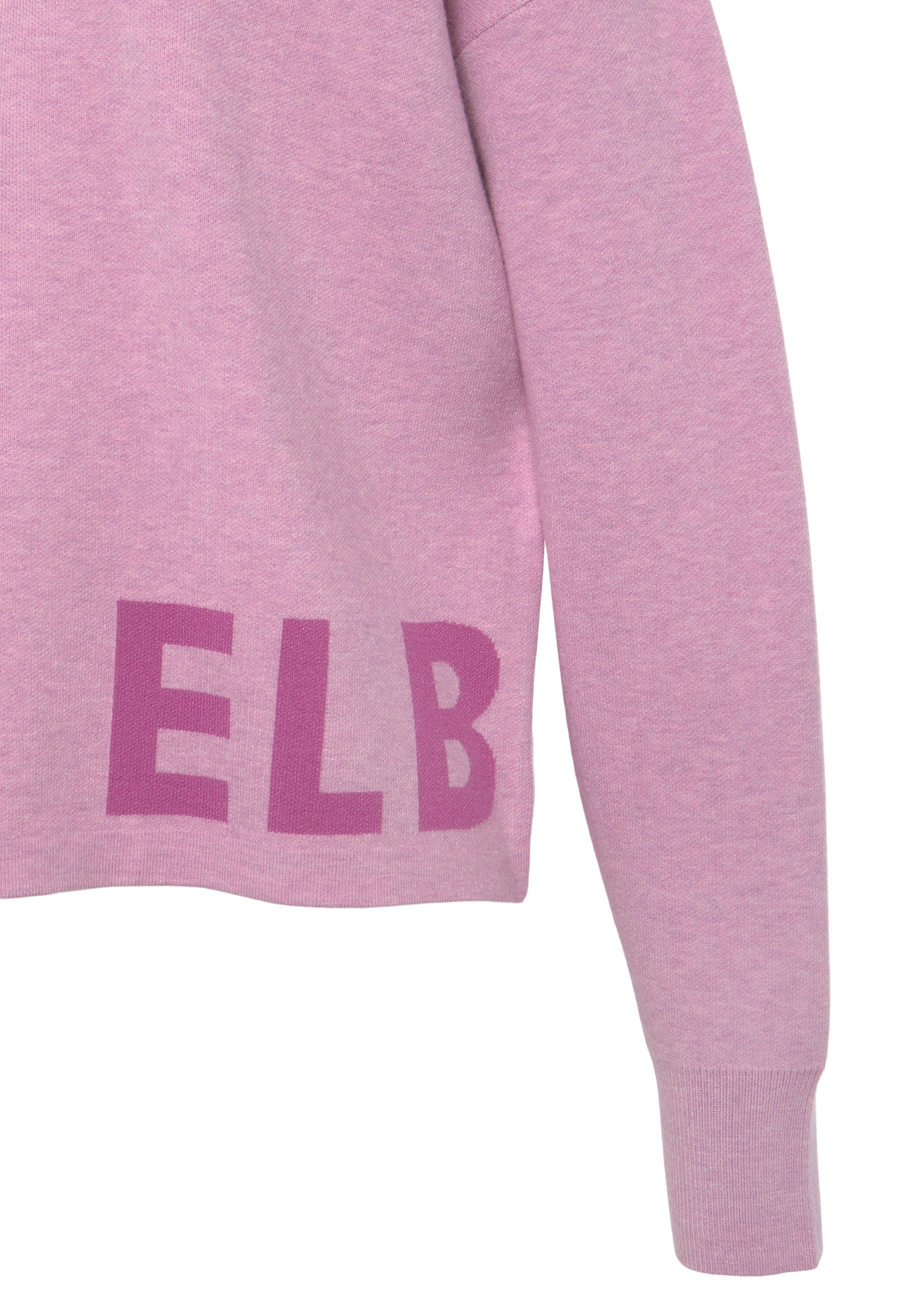 Elbsand Strickpullover »-Loungesweatshirt«, mit eingestricktem Logo