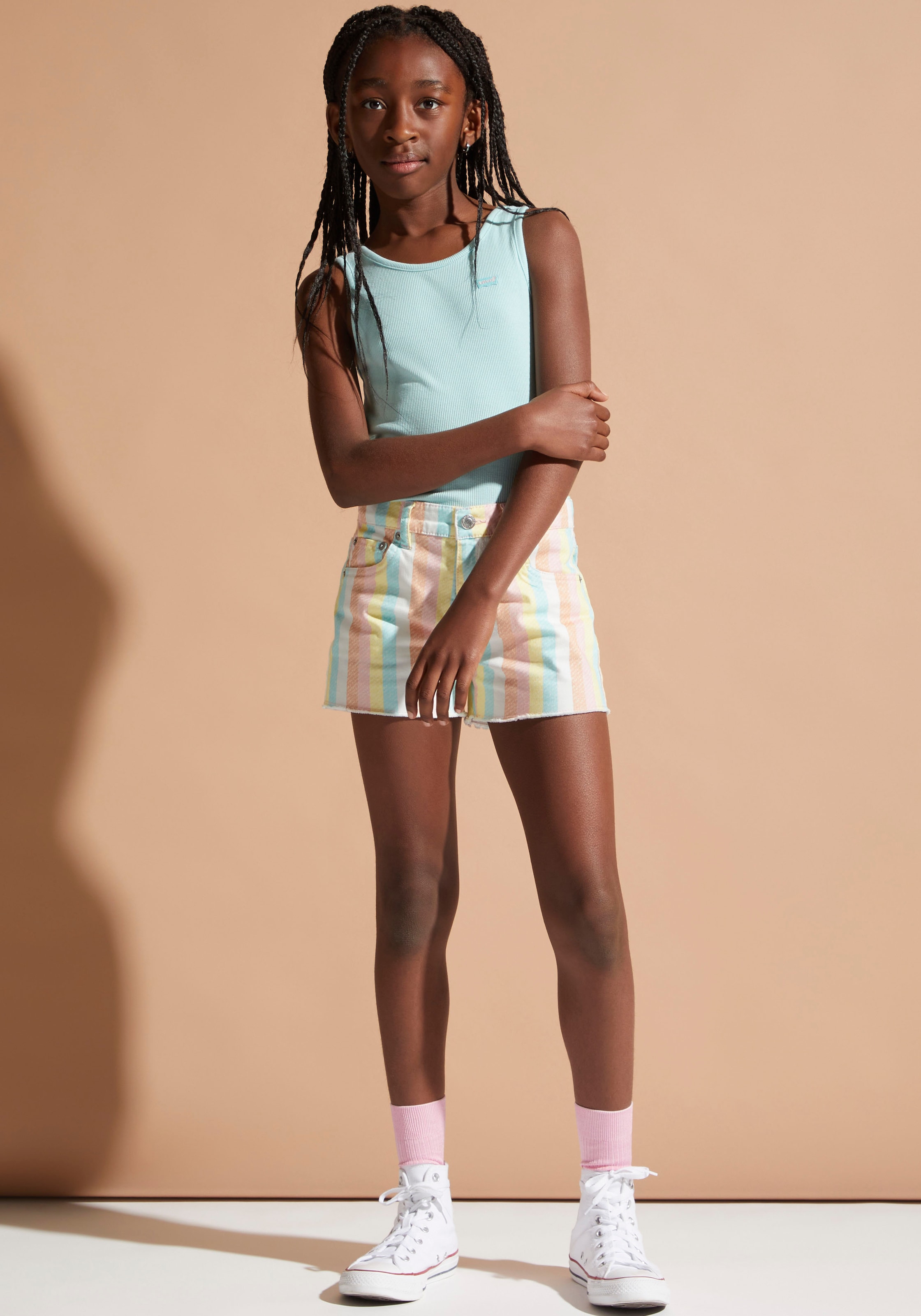 Levi's® Kids Ripptanktop »LVG MEET AND GREET RIBBED TANK«, for GIRLS