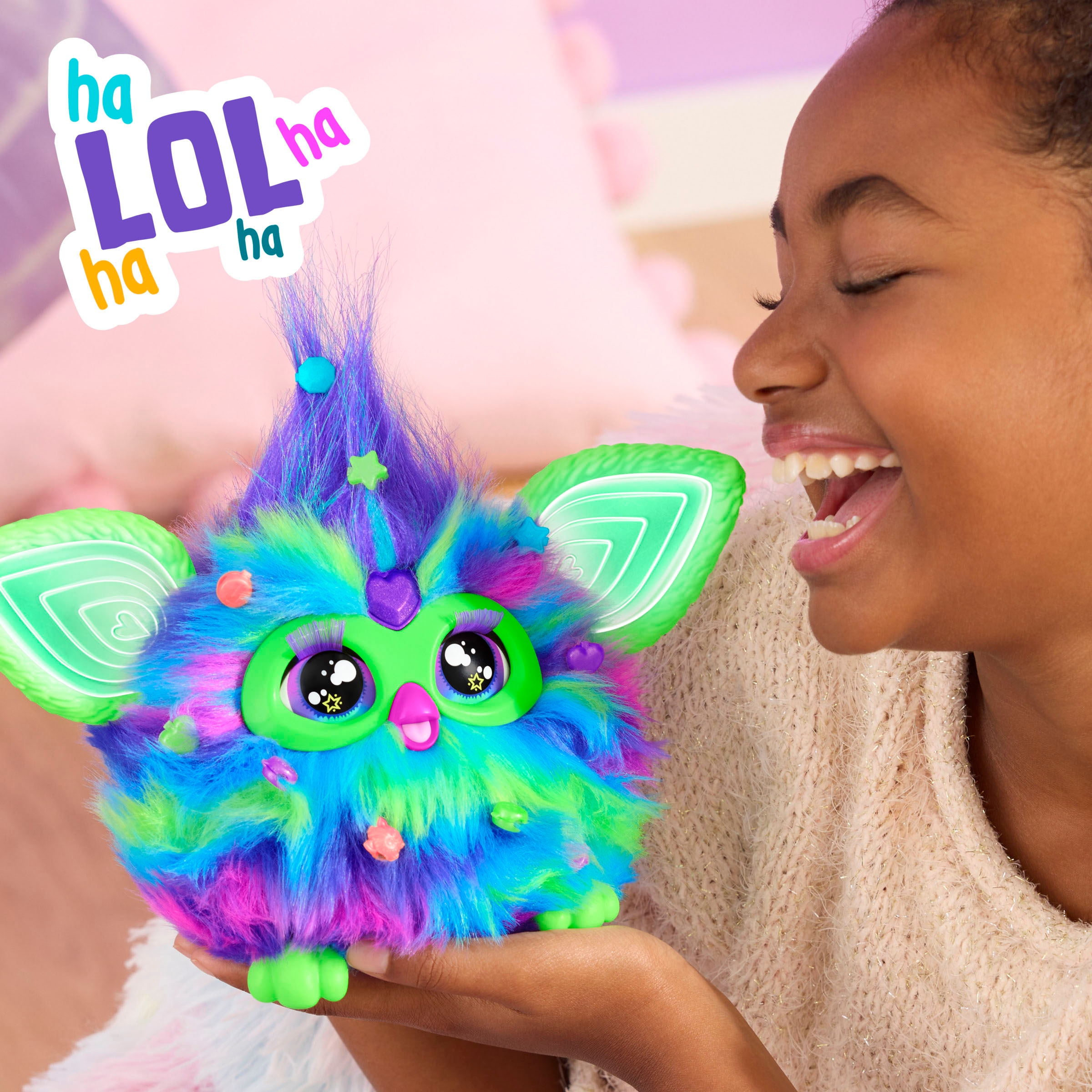 Hasbro Plüschfigur »Furby Galaxy (leuchtet im Dunkeln)«, mit Sound