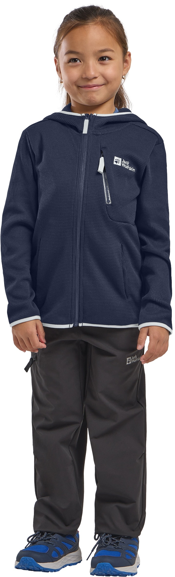 Jack Wolfskin Softshelljacke »ACTAMIC GRID MIDLAYER K« mit Kapuze