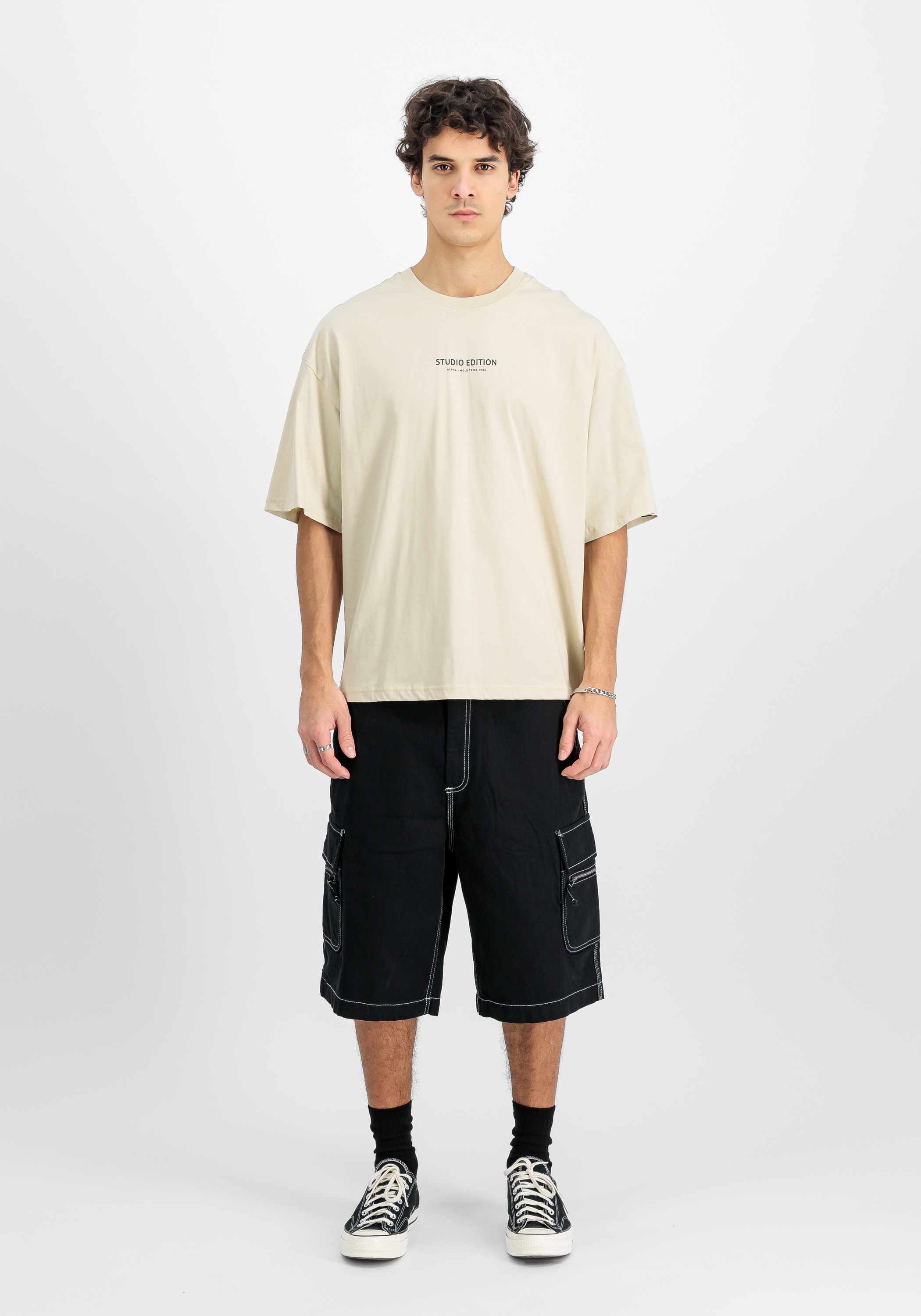 Alpha Industries T-Shirt »Alpha Industries Men - T-Shirts Studio Edition Backprint T-Shirt«