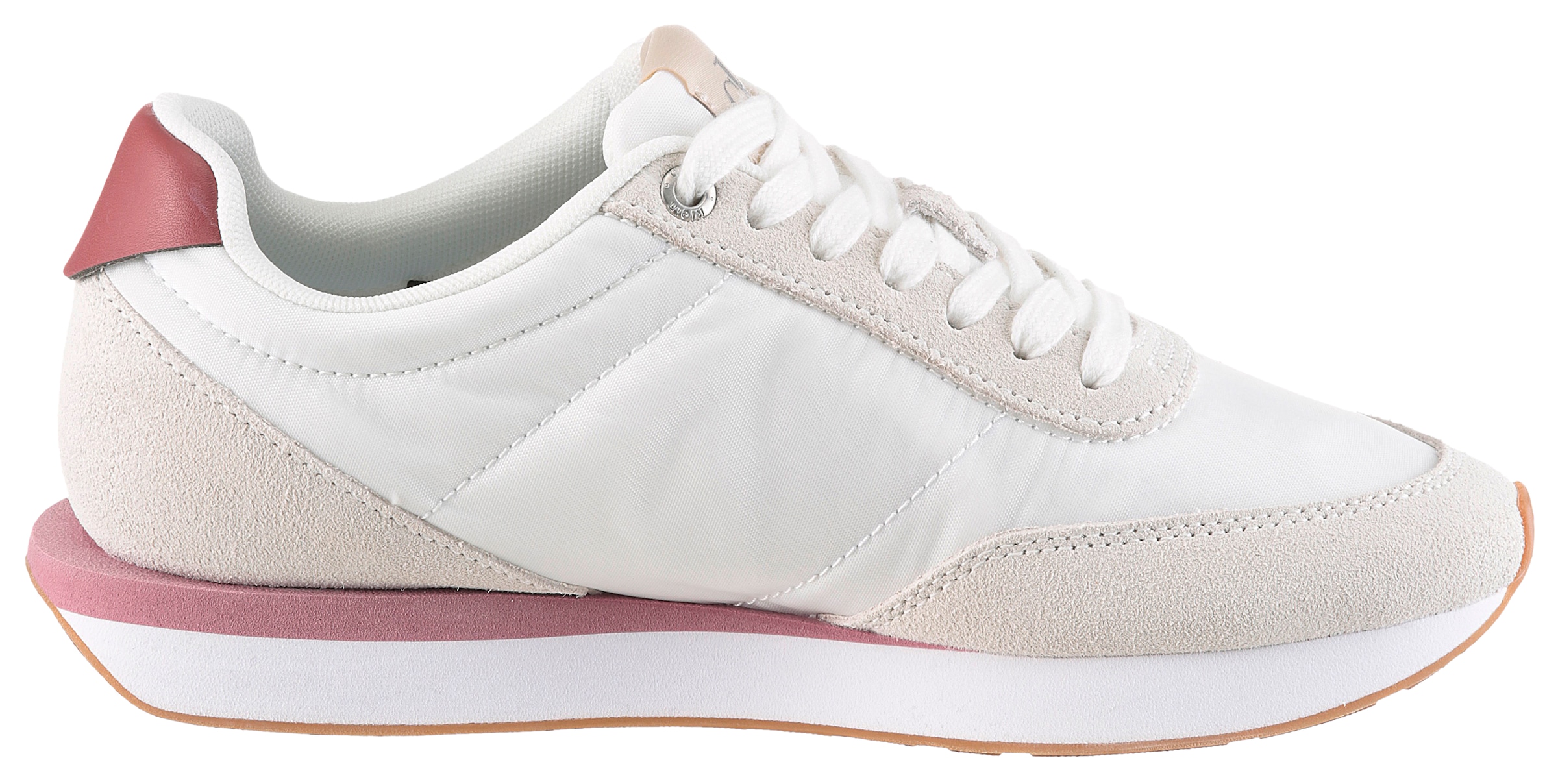 Calvin Klein Keilsneaker »RETRO RUNNER ESS MIX MAT«  Schnürschuh, Halbschuh, Freizeitschuh mit leichter Laufsohle