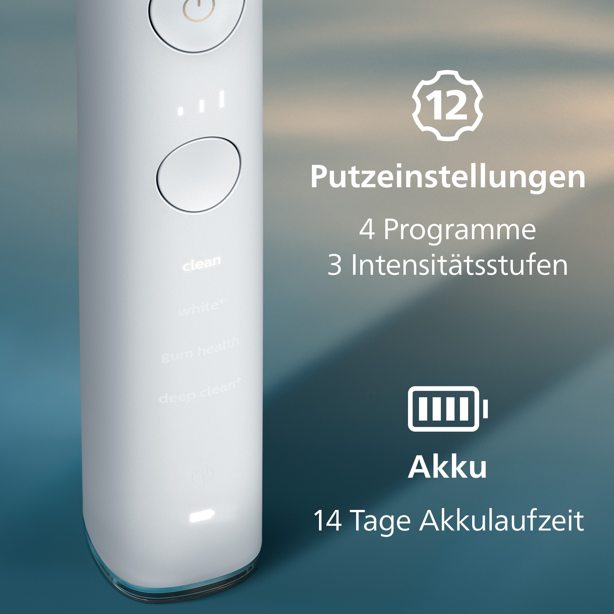 Philips Sonicare Elektrische Zahnbürste »DiamondClean 9000 HX9911« 1 Stk. Aufsteckbürsten mit Schalltechnologie, Ladeglass, USB-Reiseetui