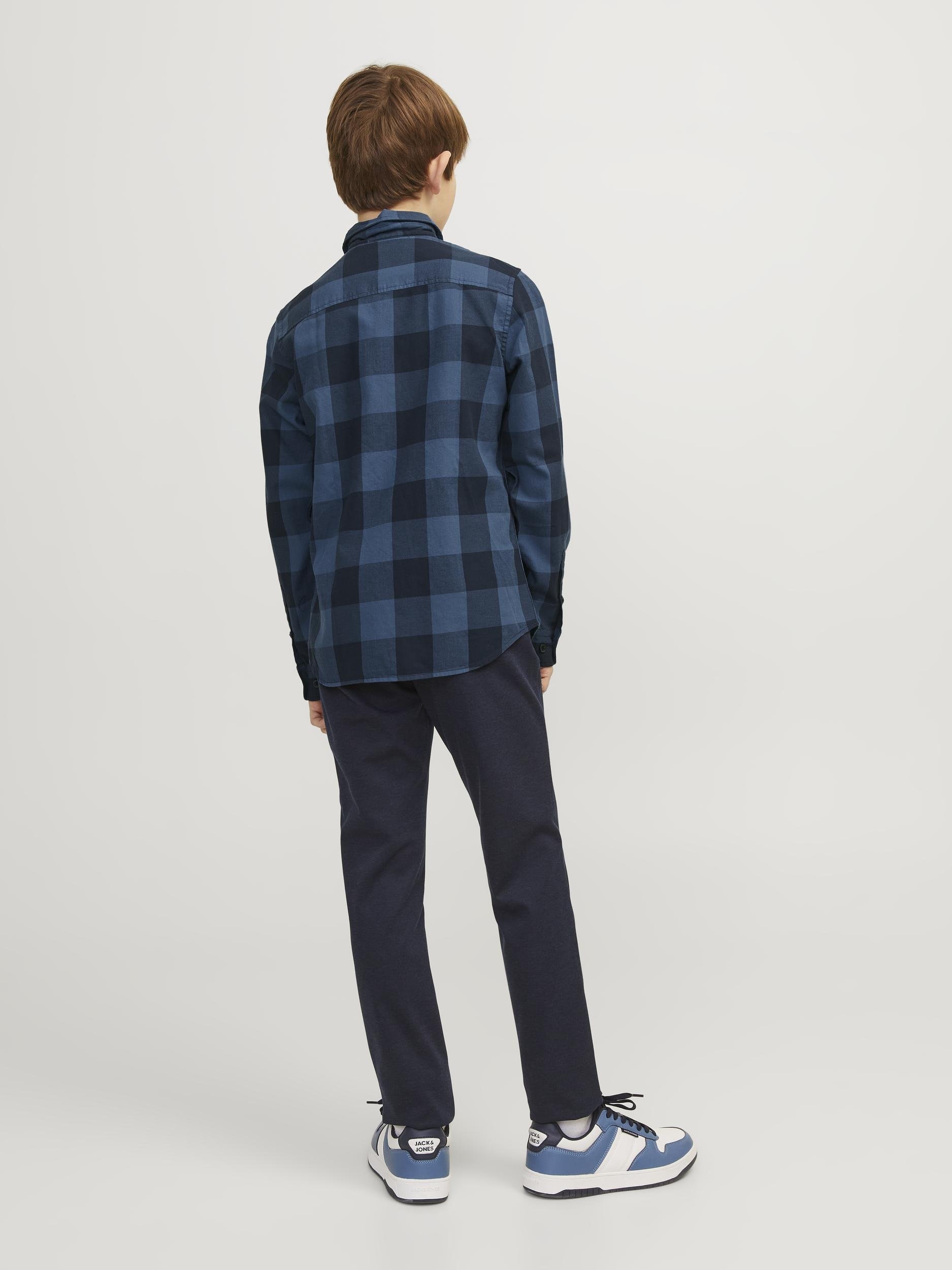 Jack & Jones Junior Karohemd »JJEGINGHAM TWILL SHIRT L/S NOOS JNR«