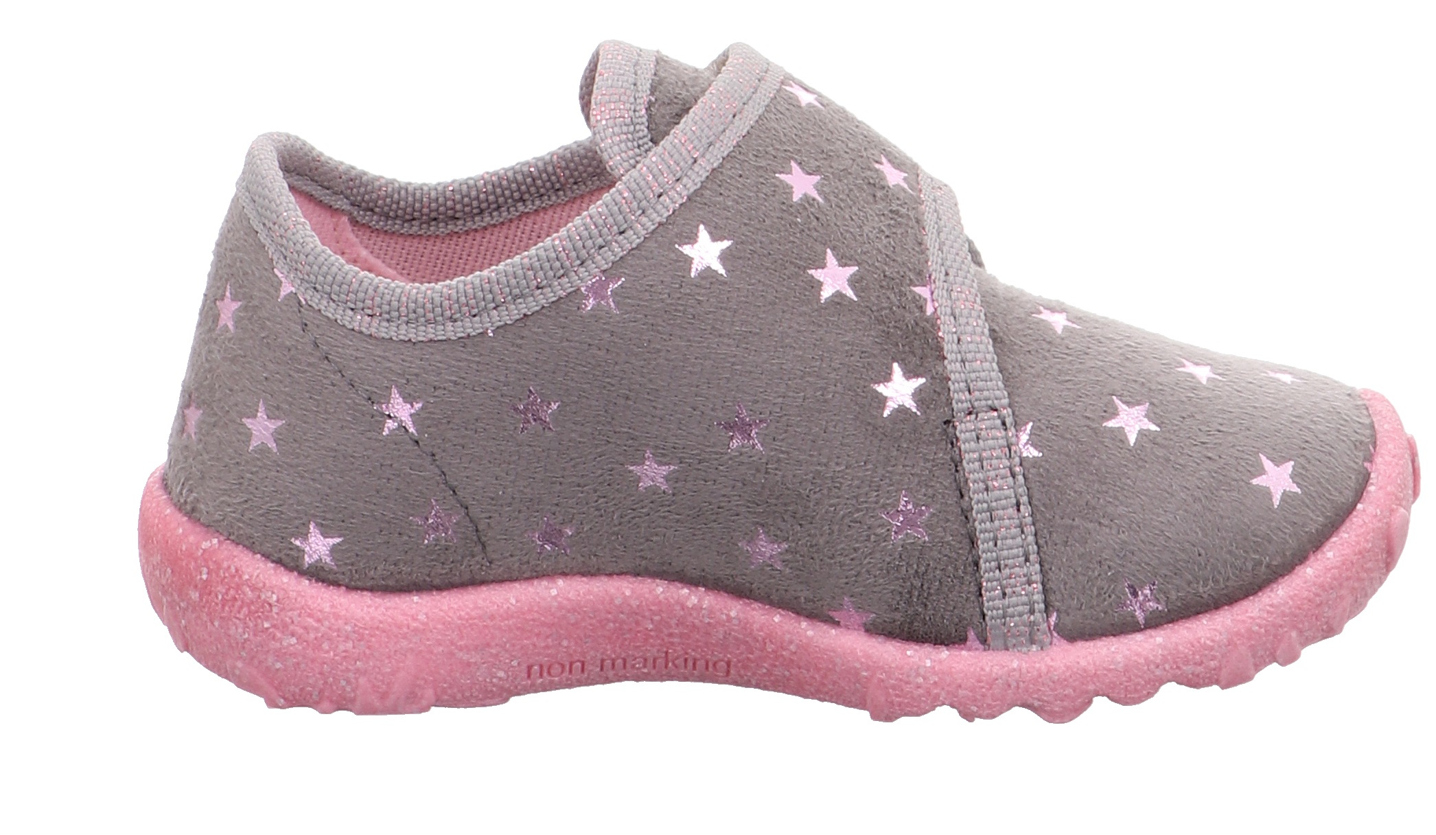 Superfit Hausschuh »SPOTTY WMS: Mittel«, Klettschuh, Kindergarten Schuh mit süßem Motiv