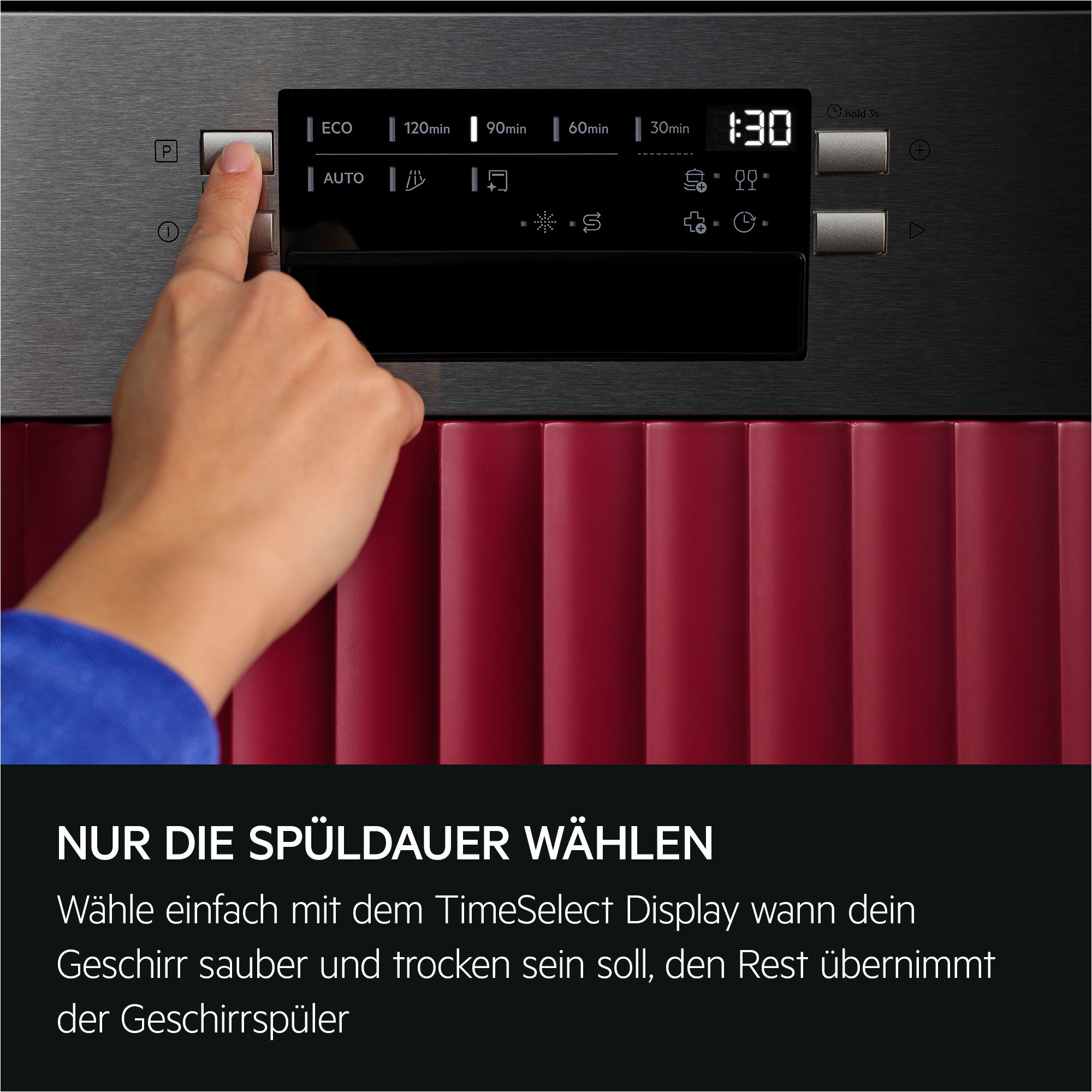 AEG teilintegrierbarer Geschirrspüler 6000 »GT620C2SCM« Spülmaschine – starke Sprühabdeckung, viel Platz & sauber
