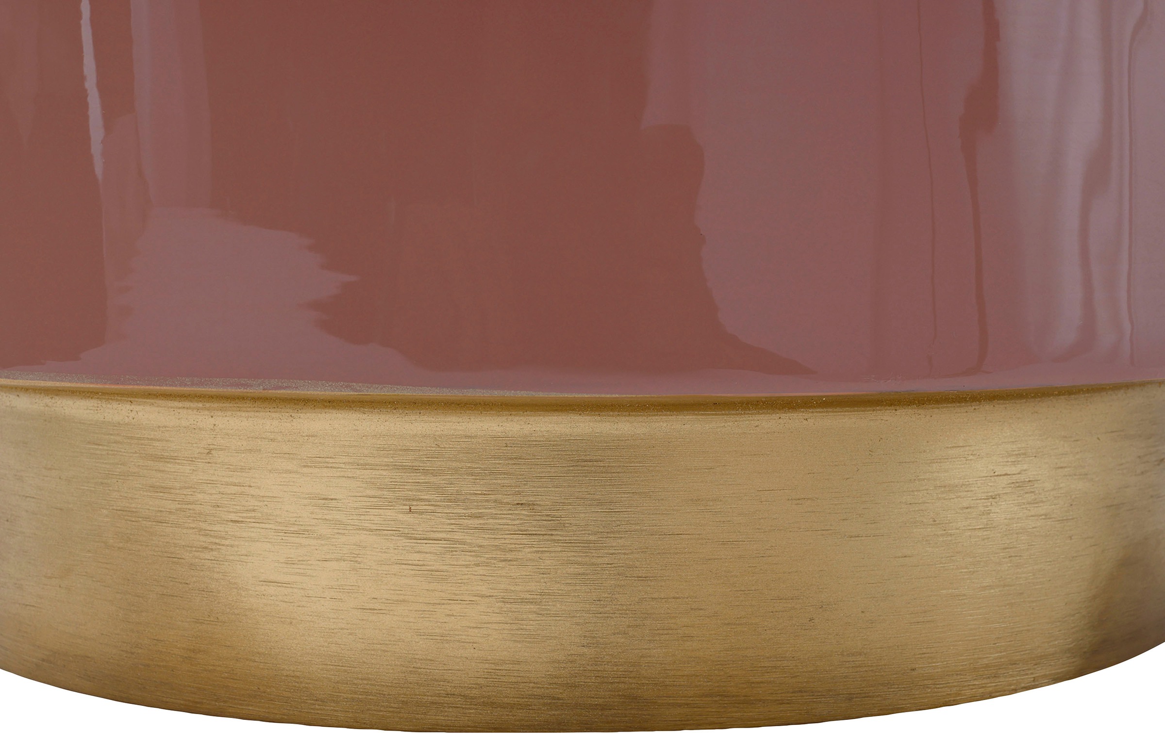 Kayoom Sitzhocker »Hocker Artisse, Edler Touch durch goldenen Sockel«, (1 St.), stilvoll, farbig lackiert, dekorativ, Moderner Look