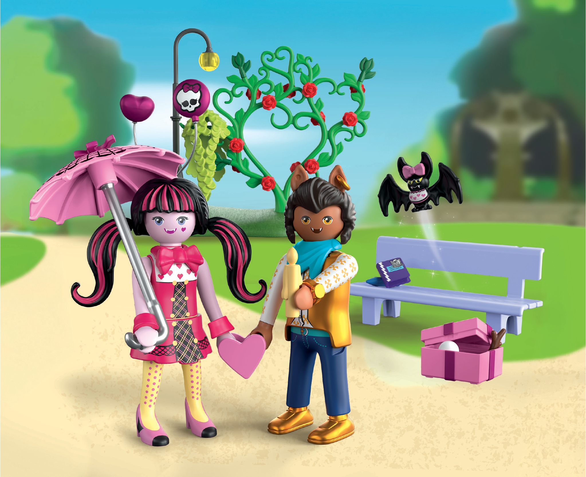 Playmobil® Konstruktions-Spielset »Valentinstagsdate (72043), Monster High™« Spielfigur