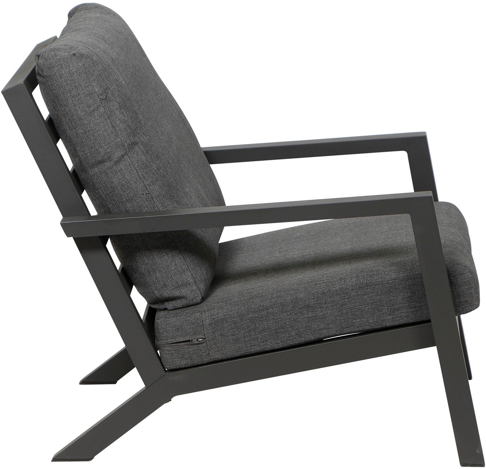Siena Garden Gartenlounge-Set »Belia«, (Set, 14 tlg.), bestehend aus 2 Sesseln, 1 Sofa, 1 Tisch und 10 Auflagen