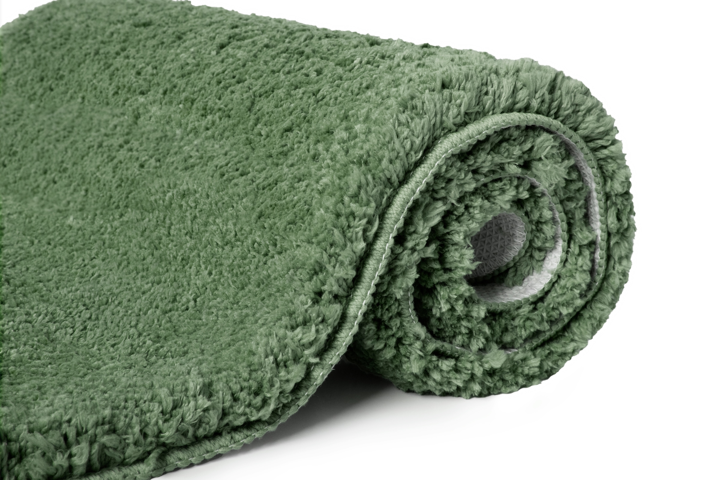 my home Badematte »Sanremo, Badvorleger, Badezimmer Teppich, sehr weich«, rutschhemmend beschichtet, fußbodenheizungsgeeignet-schnell trocknend, Badteppich, unifarben, rechteckig, rund & als 3-tlg. Set erhältlich