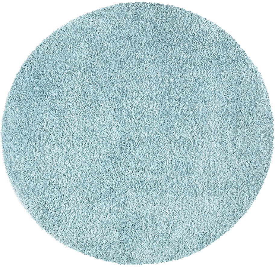 Carpet City Hochflor-Teppich »City Shaggy«, rund, 30 mm Höhe, Teppich Langflor, Uni, Shaggy, flauschig-weich