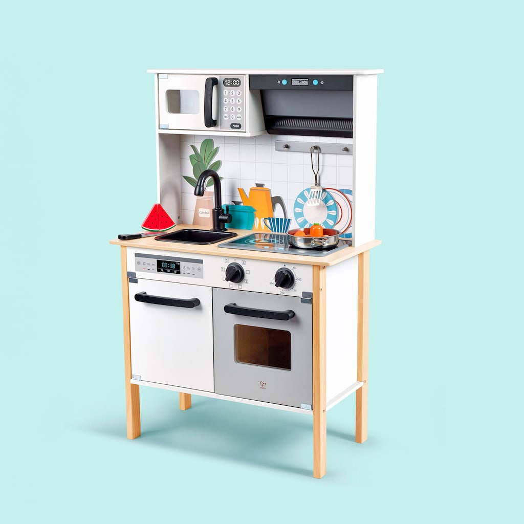 Hape Spielküche »Moderne Smart-Home-Küche«, mit Licht- & Soundeffekt