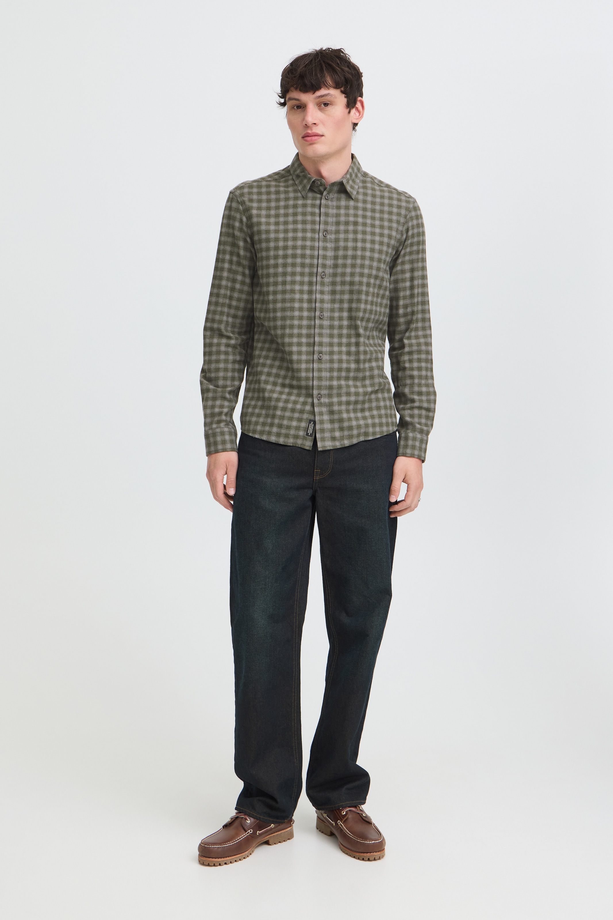 Blend Langarmhemd »BHCALLI SHIRT« Baumwolle, regular fit