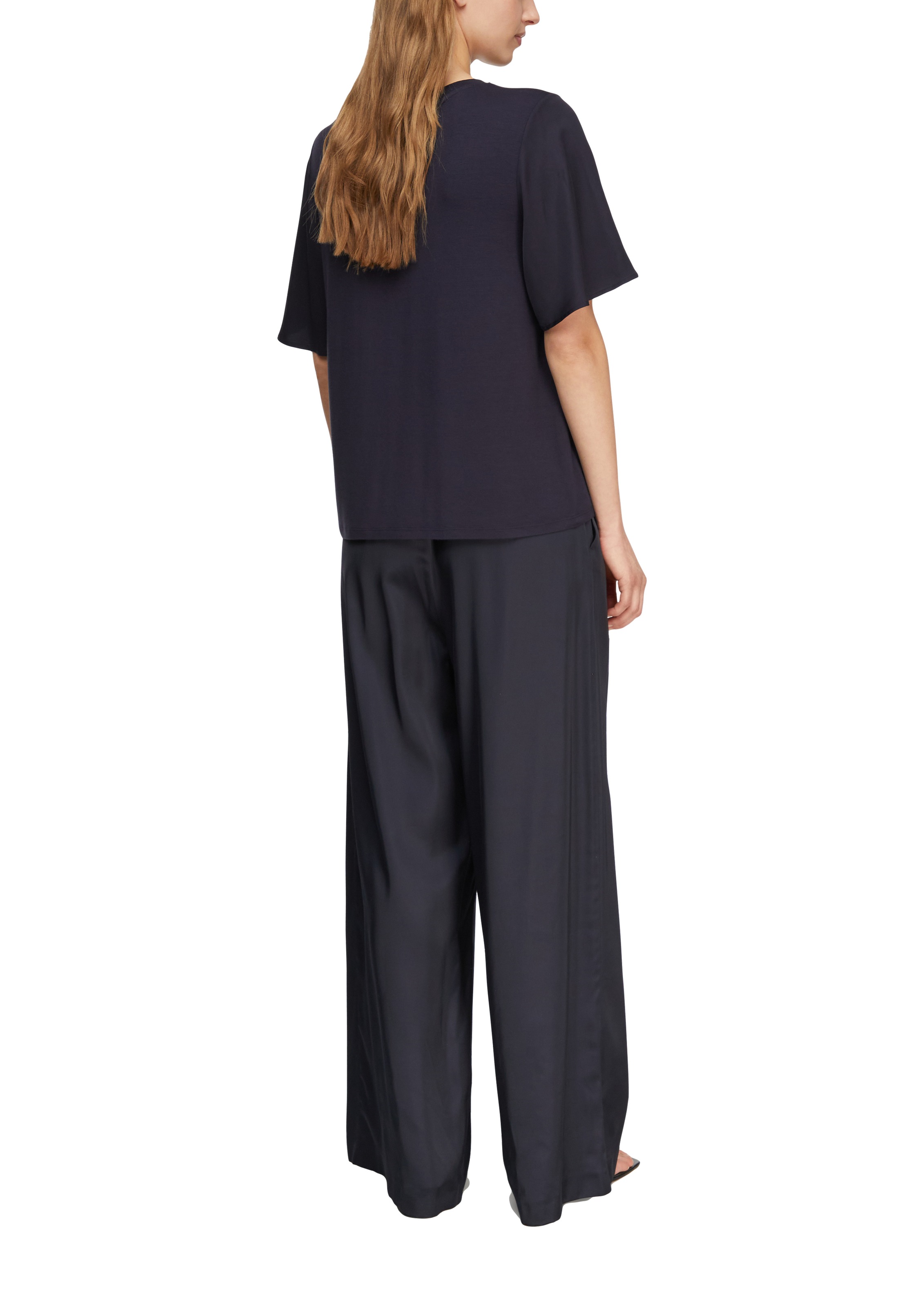 Comma Stoffhose  mit elastischem Bund