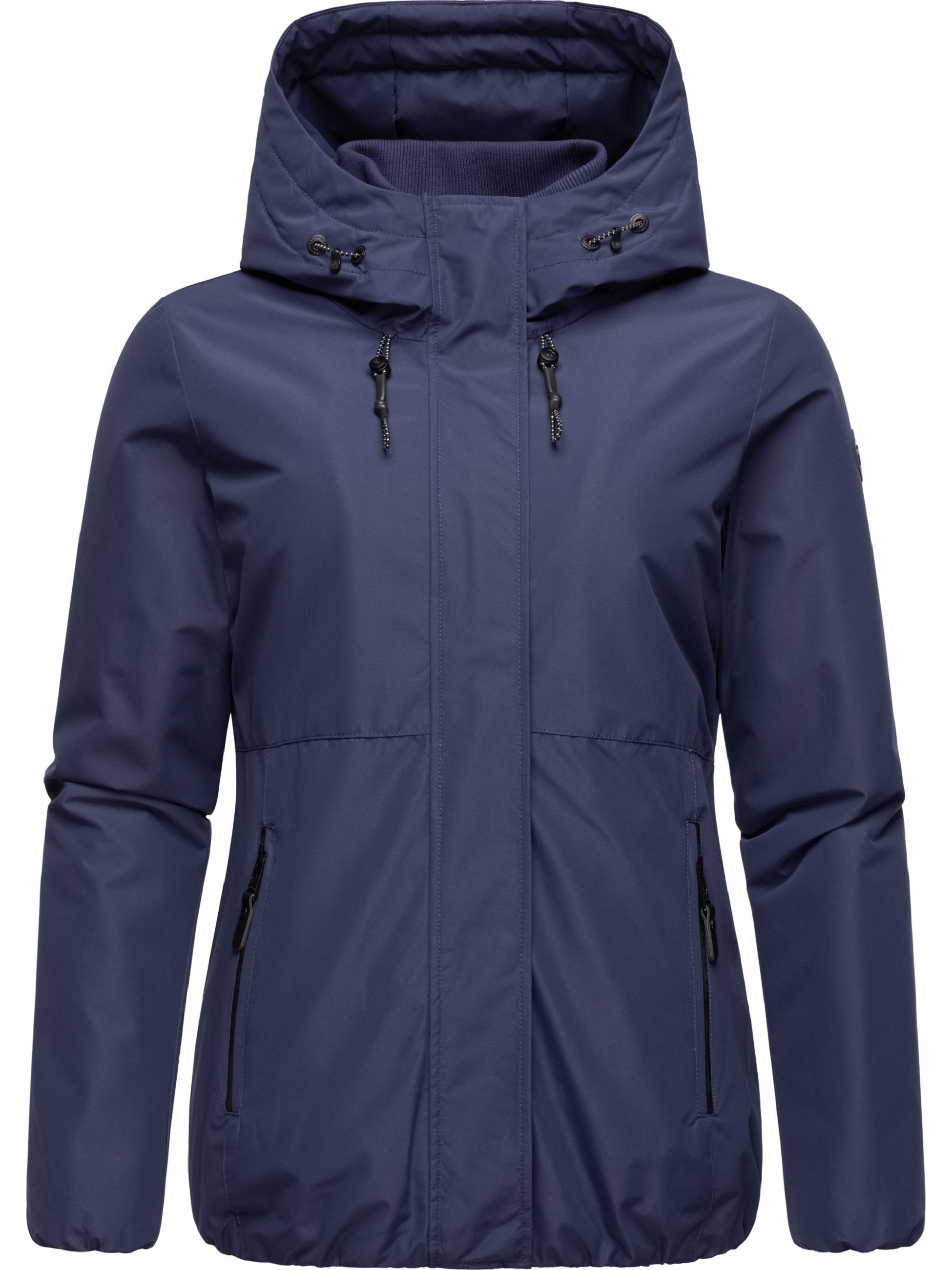 Ragwear Winterjacke »Winterjacke Sunniva«, mit Kapuze, wasserdichte Winter Damen Jacke mit Teddyfell-Innenfutter