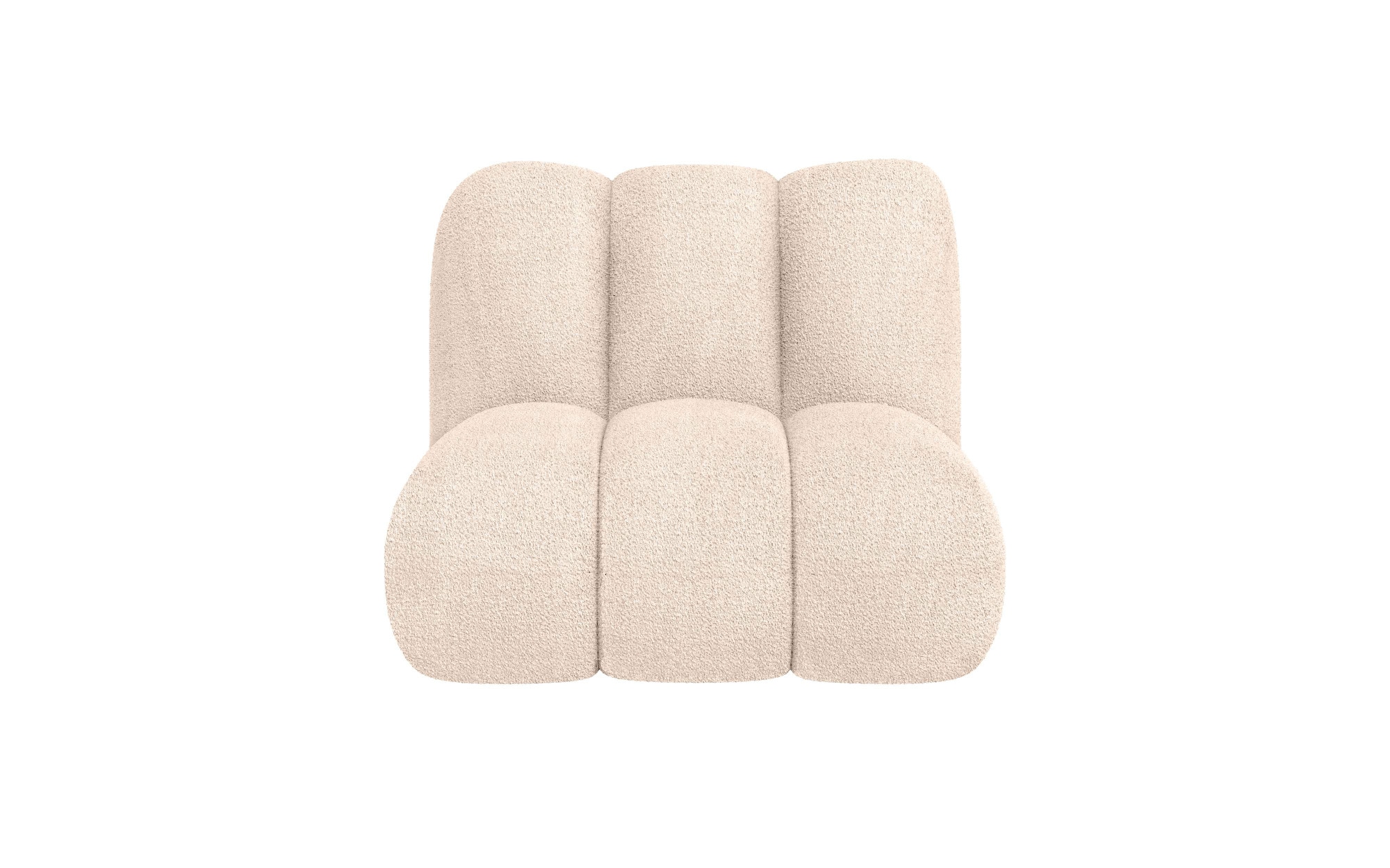 LeGer Home by Lena Gercke Sessel »Priya Loungesessel, moderne Steppung, auch in Bouclé«, perfektes Einzelstück, gemütlich und modern, B/T/H: 90/106/84 cm