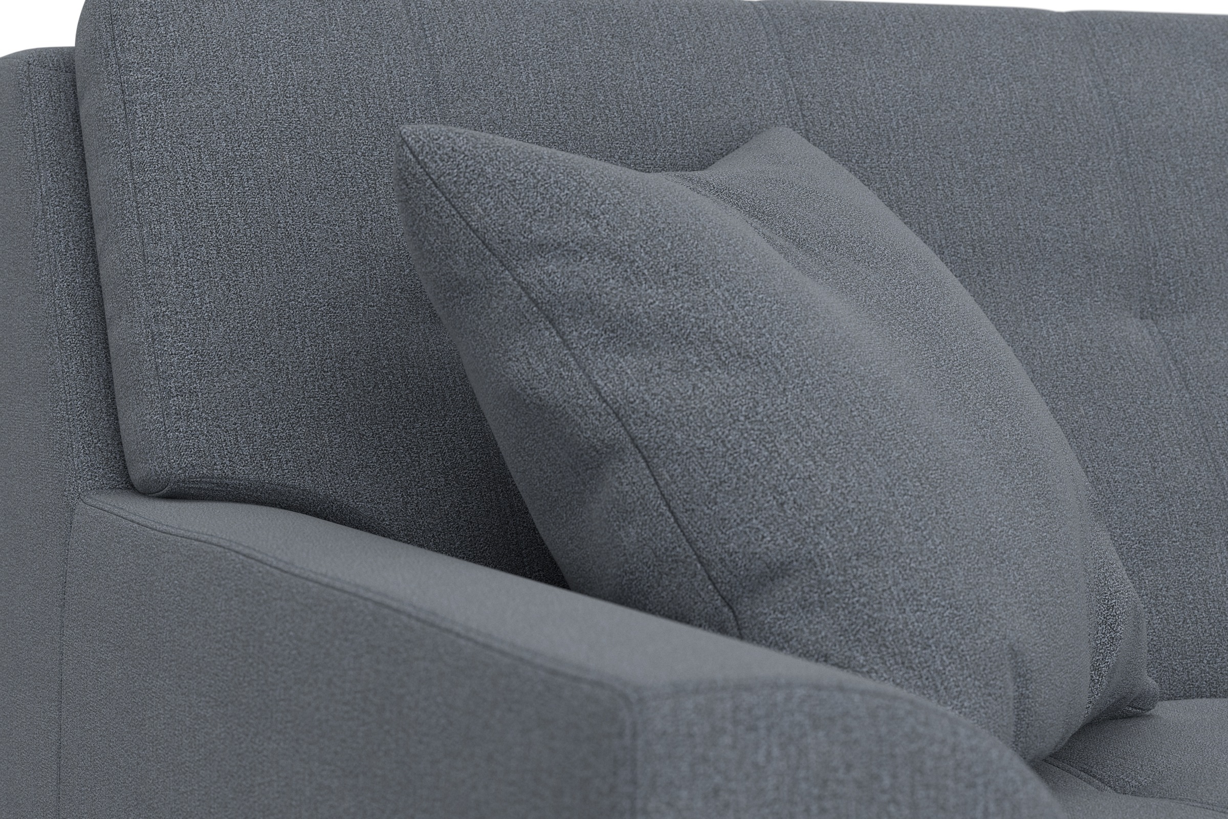 DOMO collection Ecksofa Treviso, wahlweise mit Bettfunktion, incl. Zierkissen