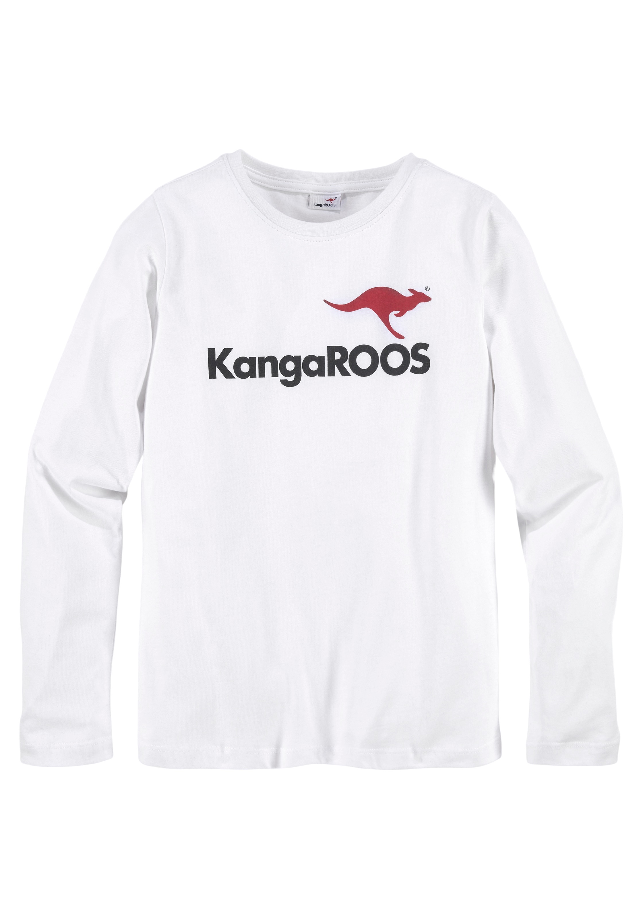 KangaROOS Langarmshirt »Basic Logo« ♕ bei