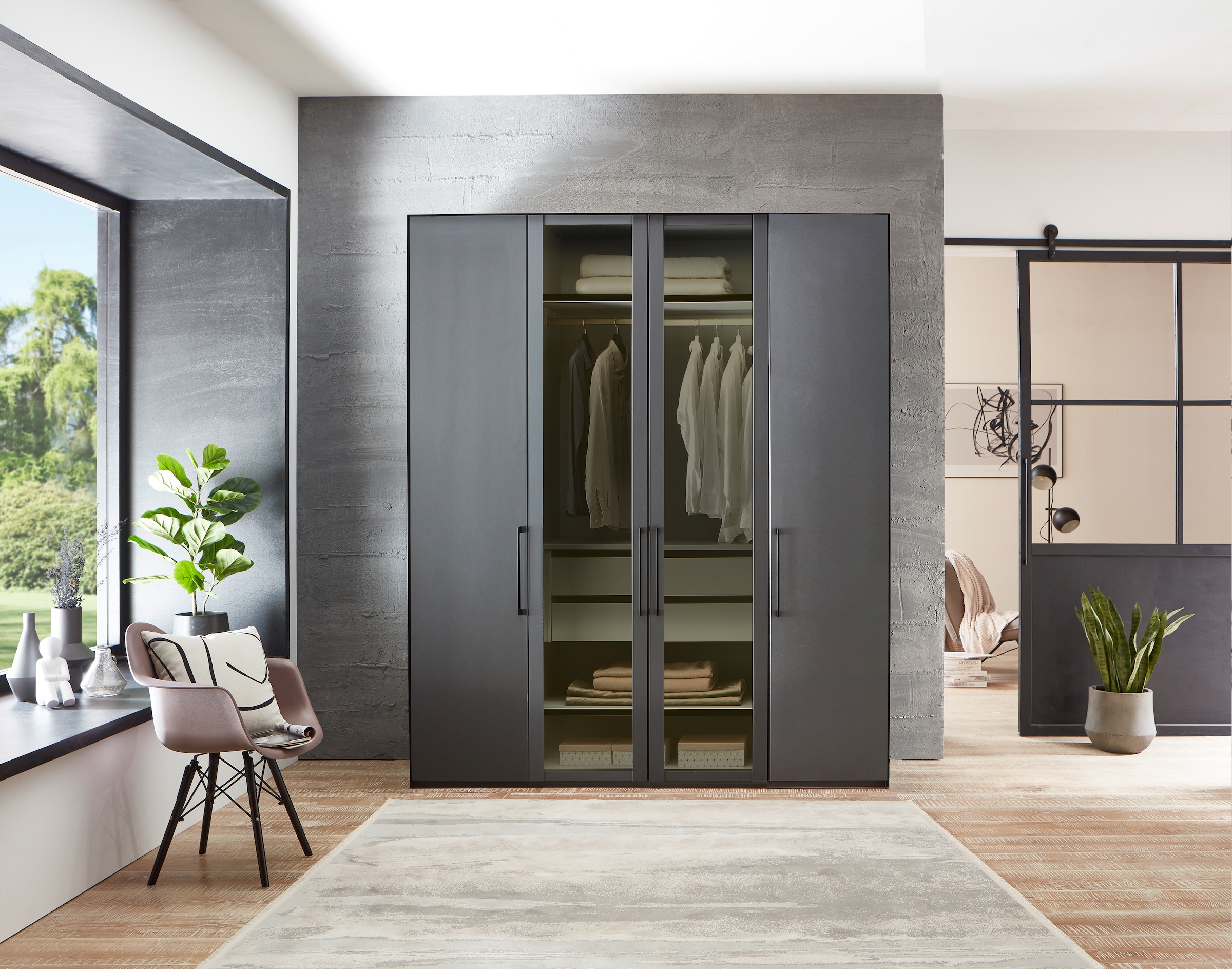 WIEMANN Drehtürenschrank »Split« inkl. Türendämpfung