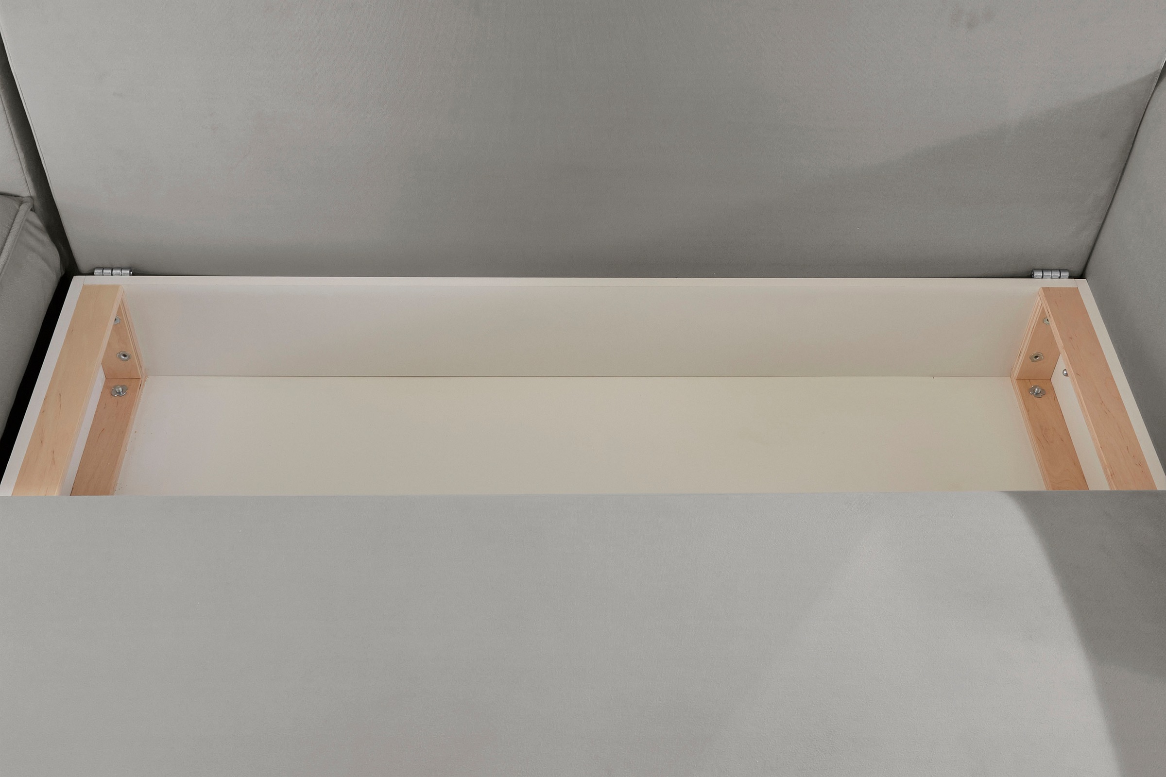 INOSIGN Ecksofa »Marva L-Form«, incl. Bettfunktion und Bettkasten, Federkern